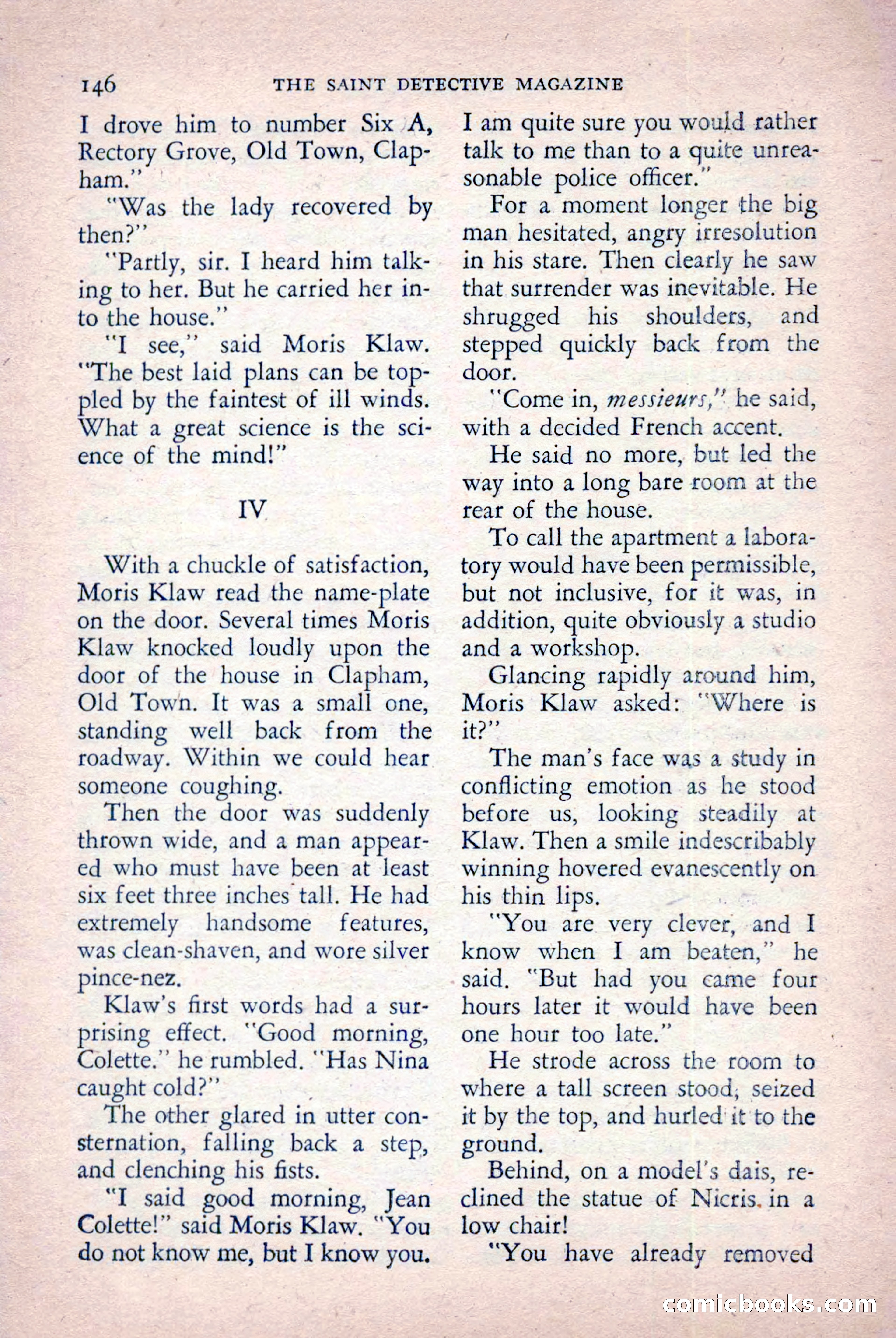 The Saint Detective Magazine, October 1955 — page 148 of 164