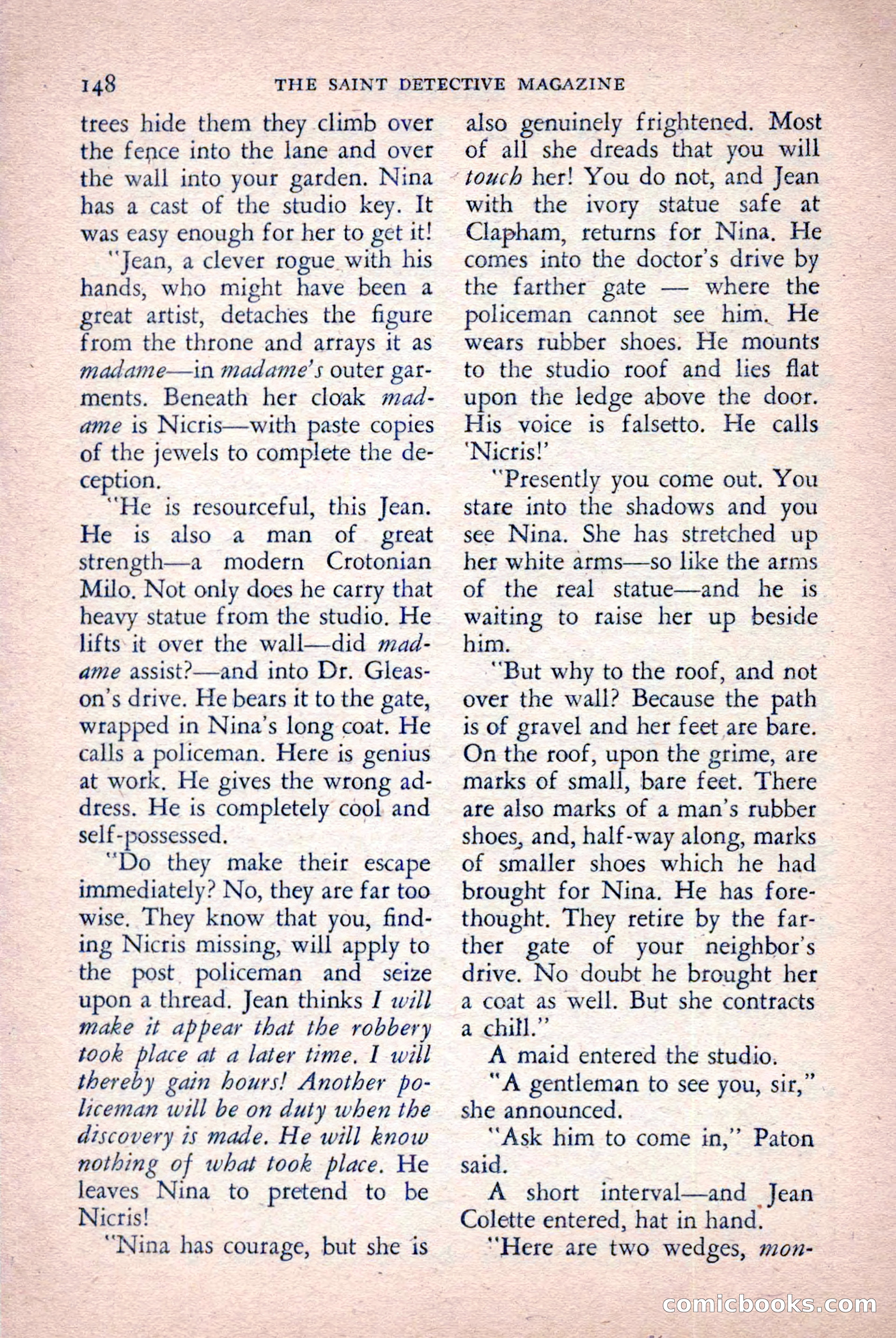 The Saint Detective Magazine, October 1955 — page 150 of 164