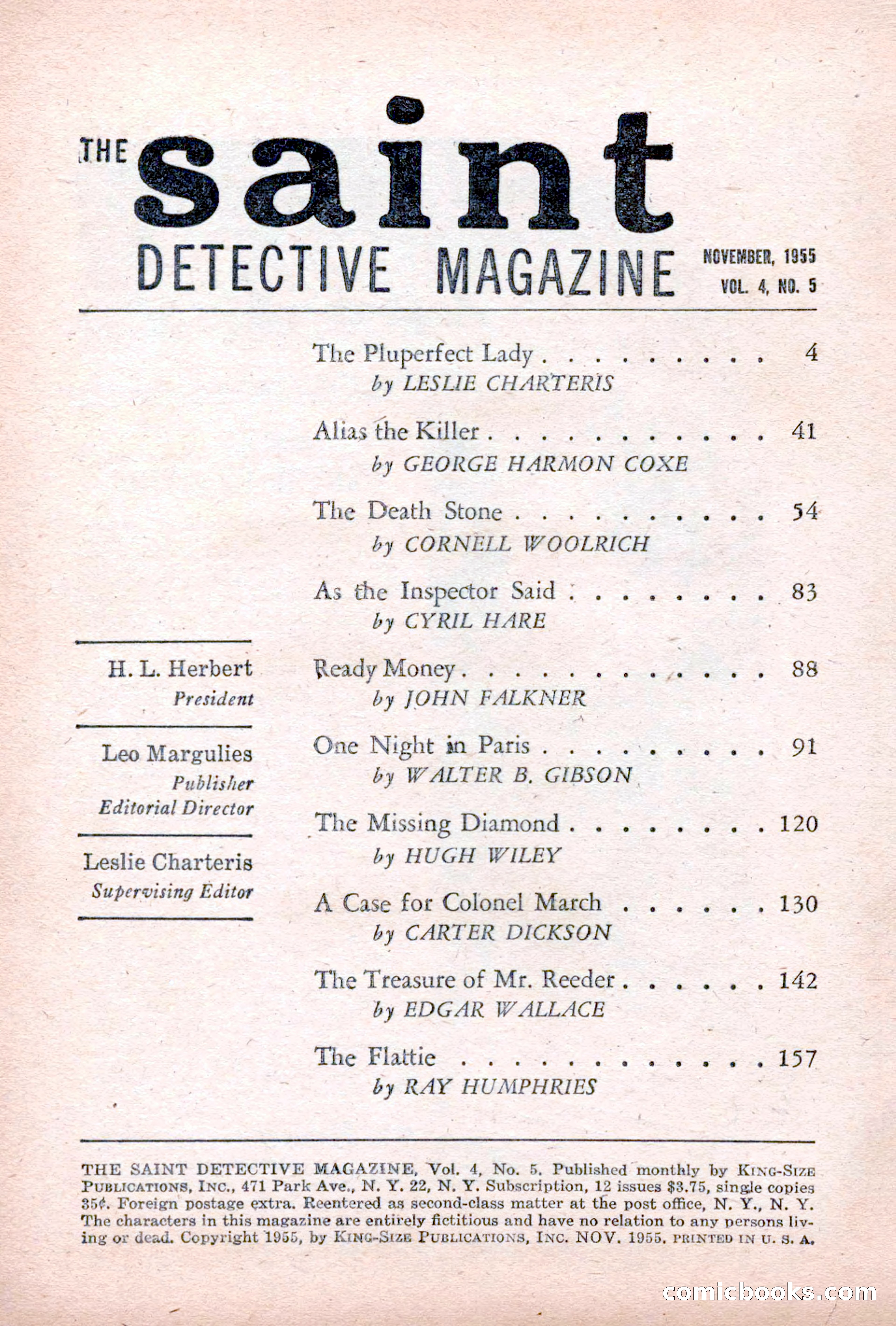 The Saint Detective Magazine — page 4 of 164