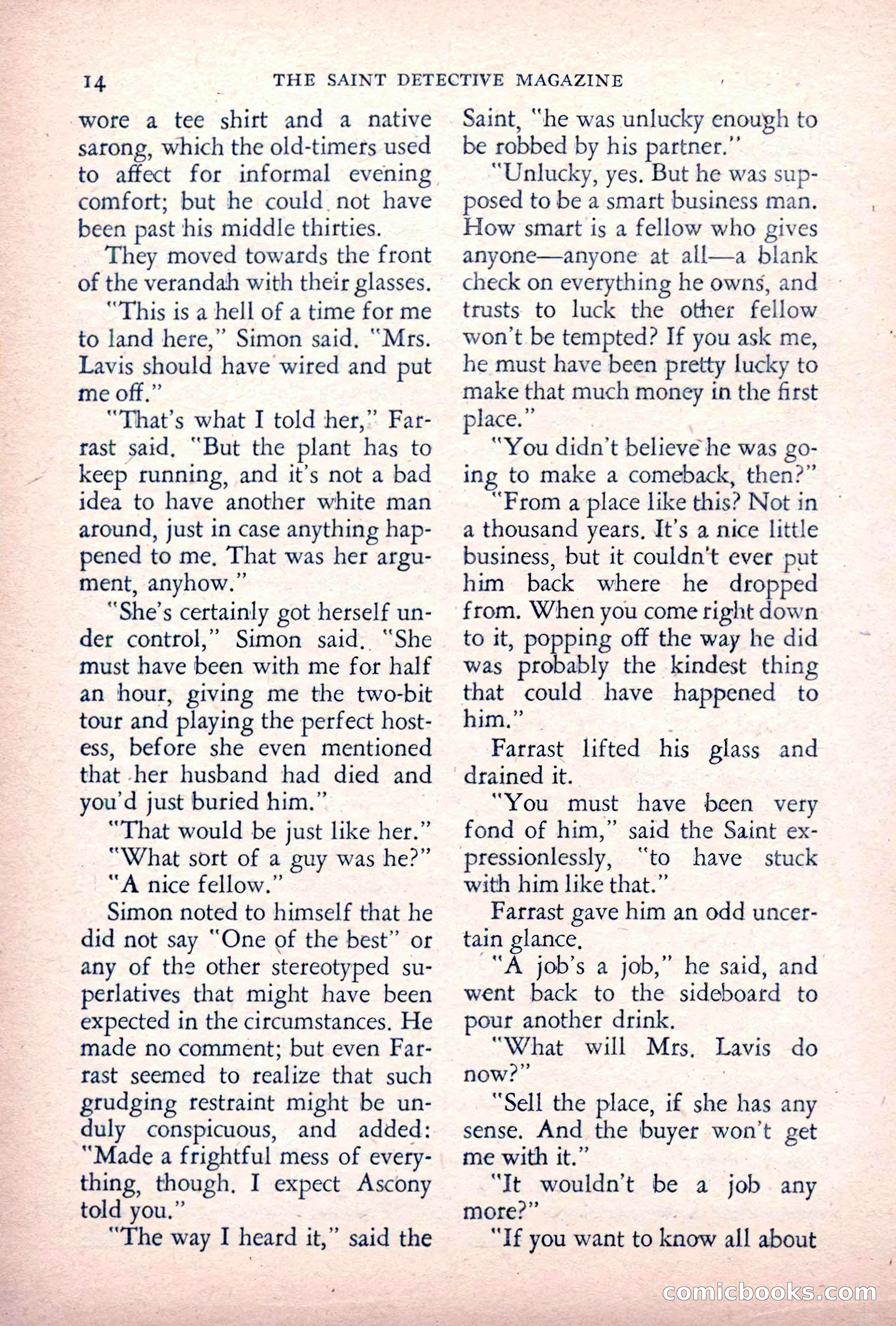 The Saint Detective Magazine — page 16 of 164