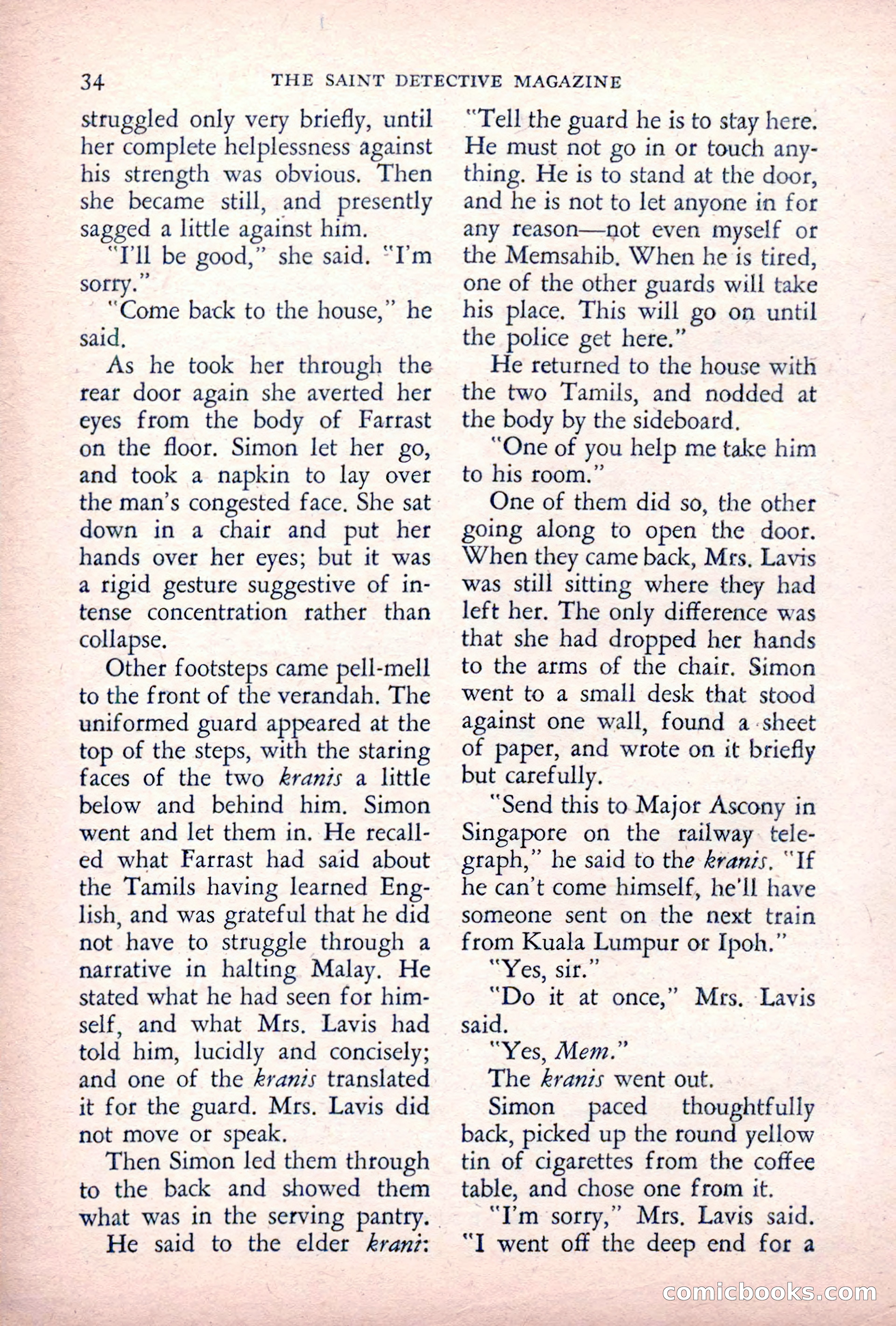 The Saint Detective Magazine — page 36 of 164