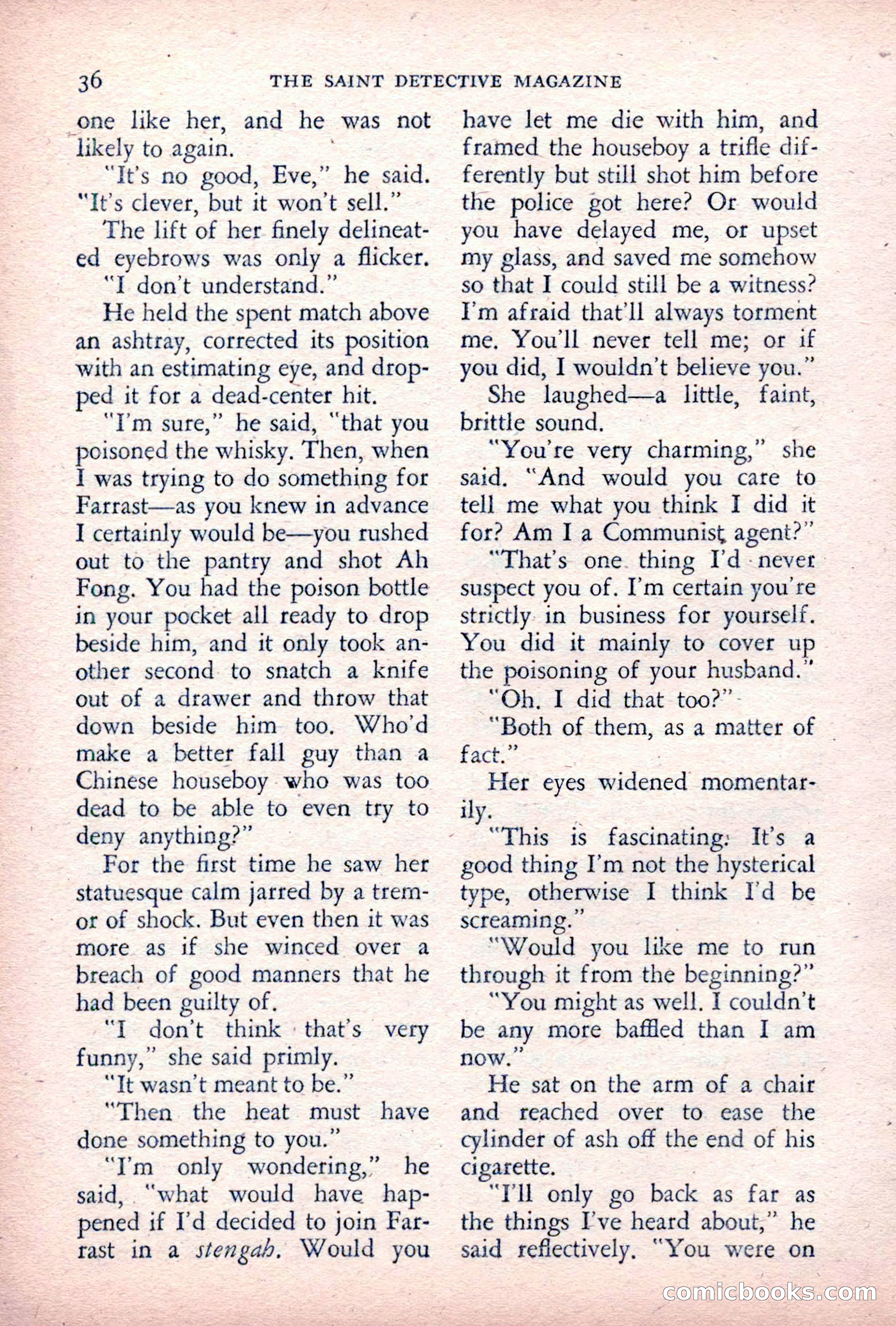 The Saint Detective Magazine — page 38 of 164