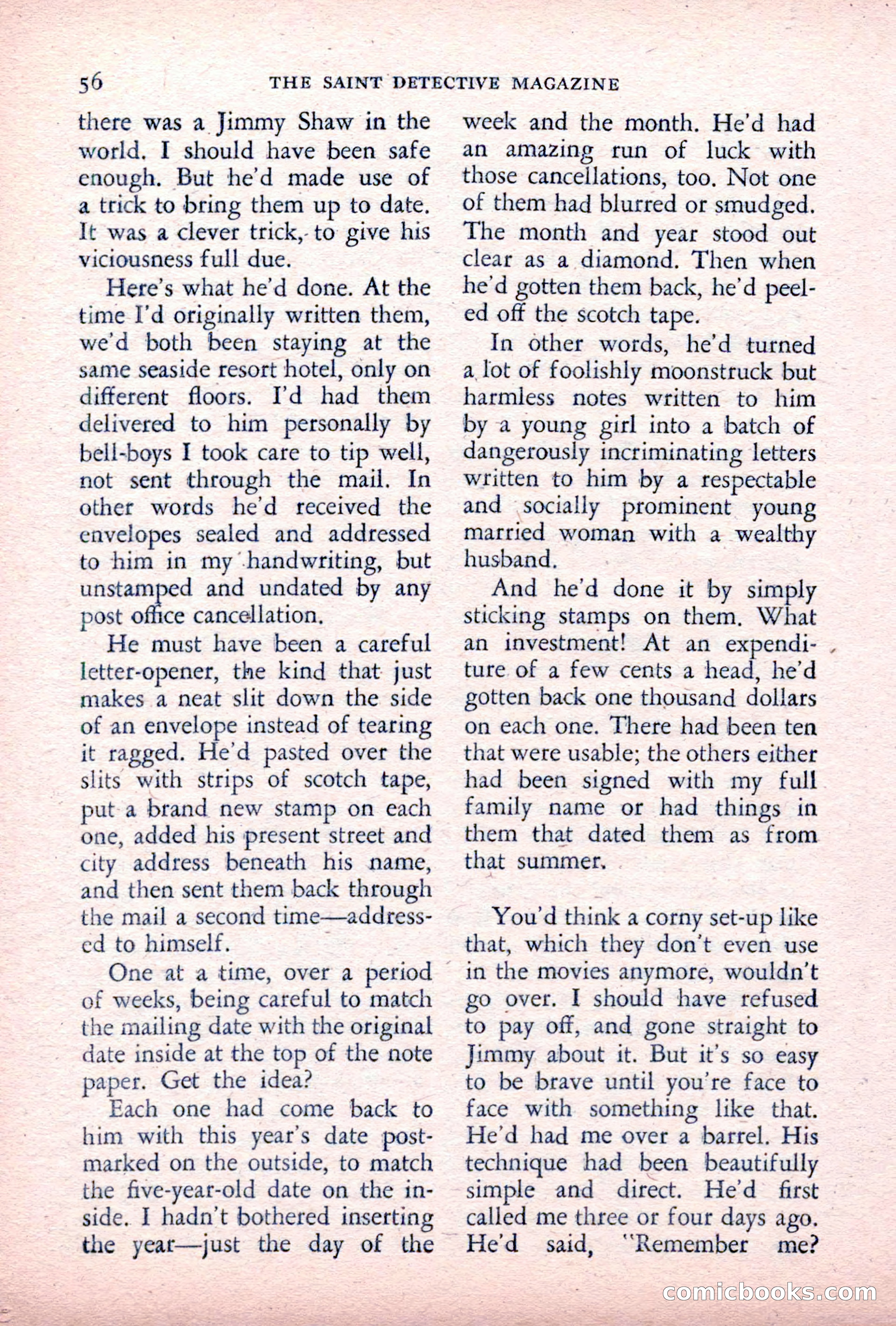 The Saint Detective Magazine — page 58 of 164