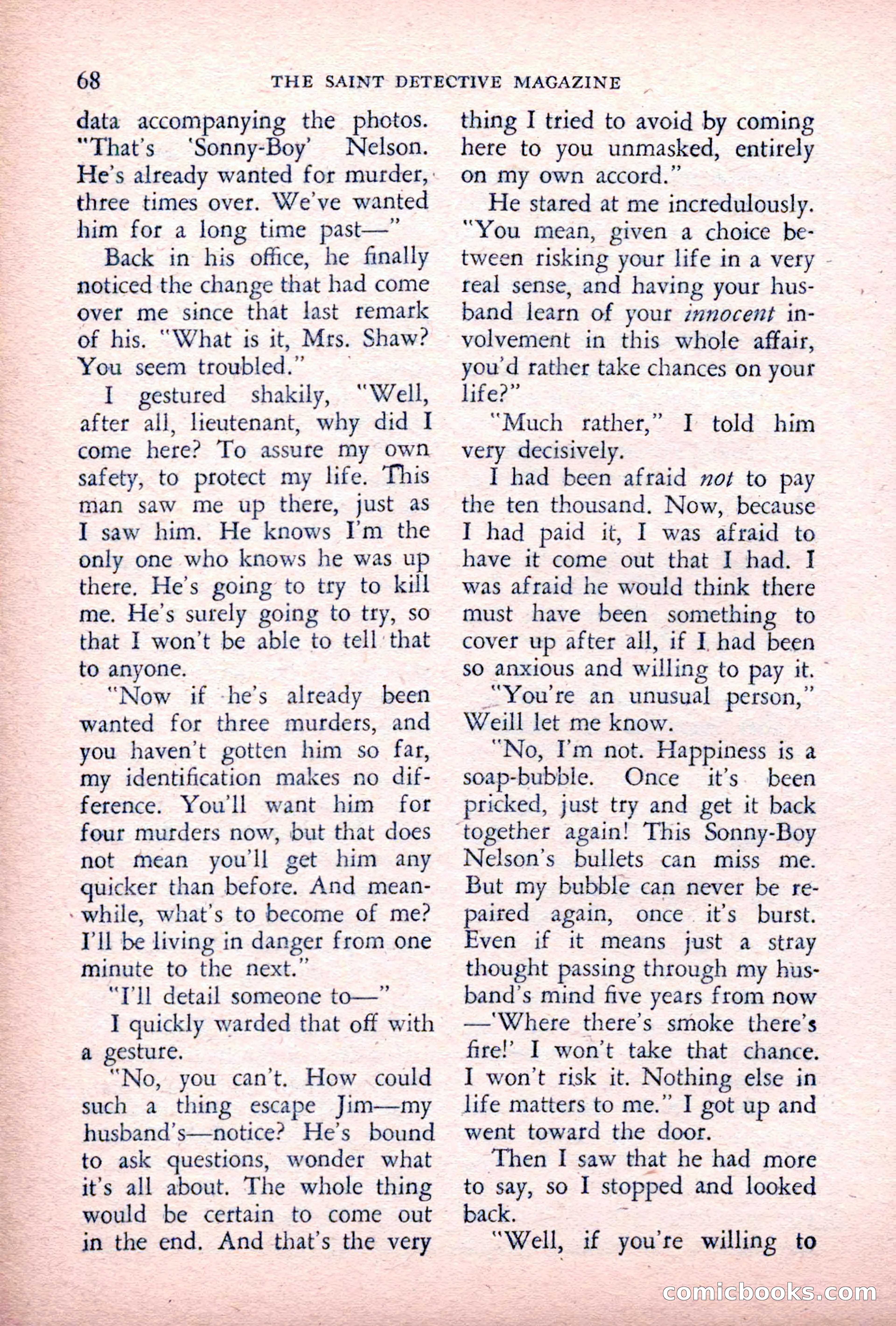 The Saint Detective Magazine — page 70 of 164