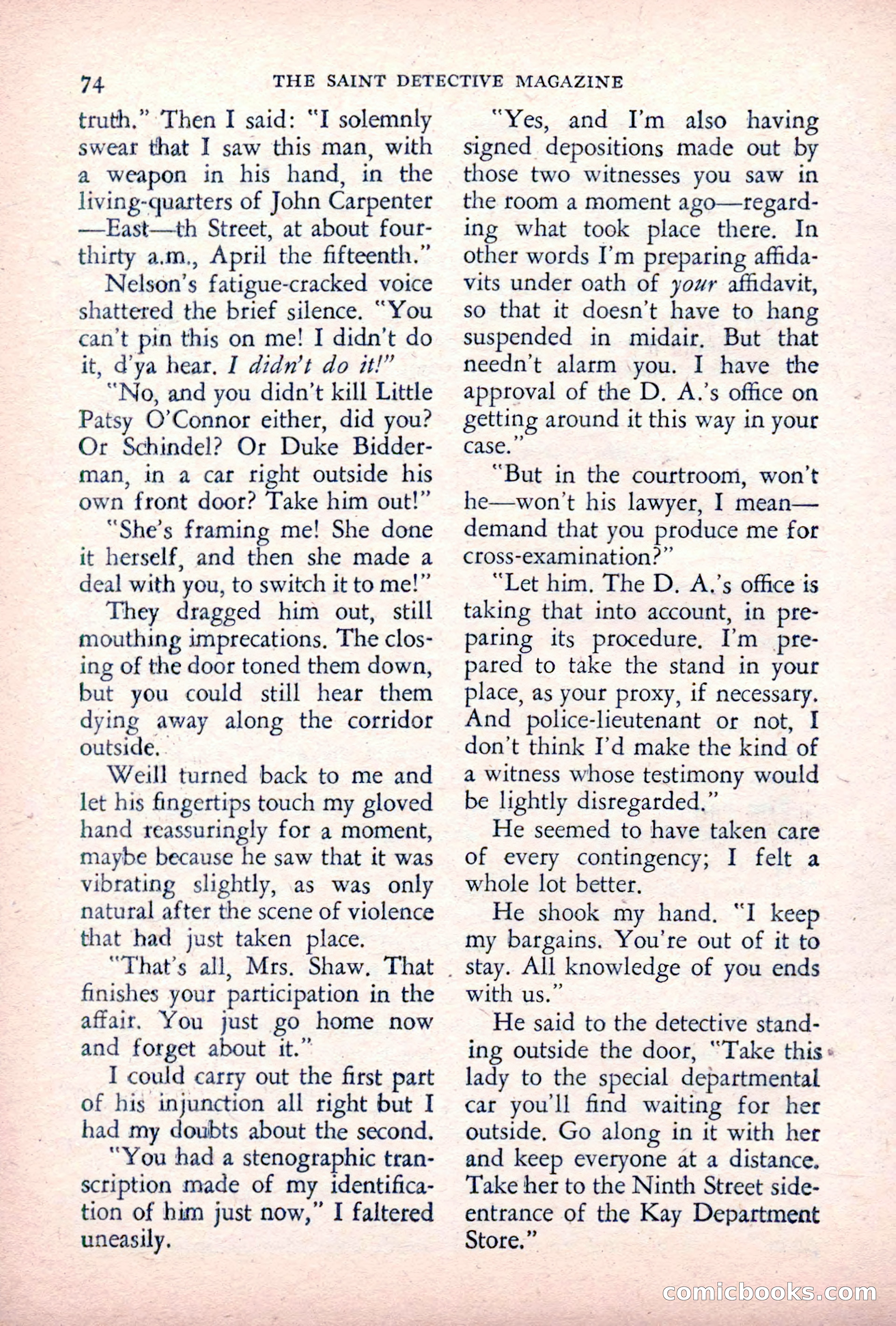 The Saint Detective Magazine — page 76 of 164