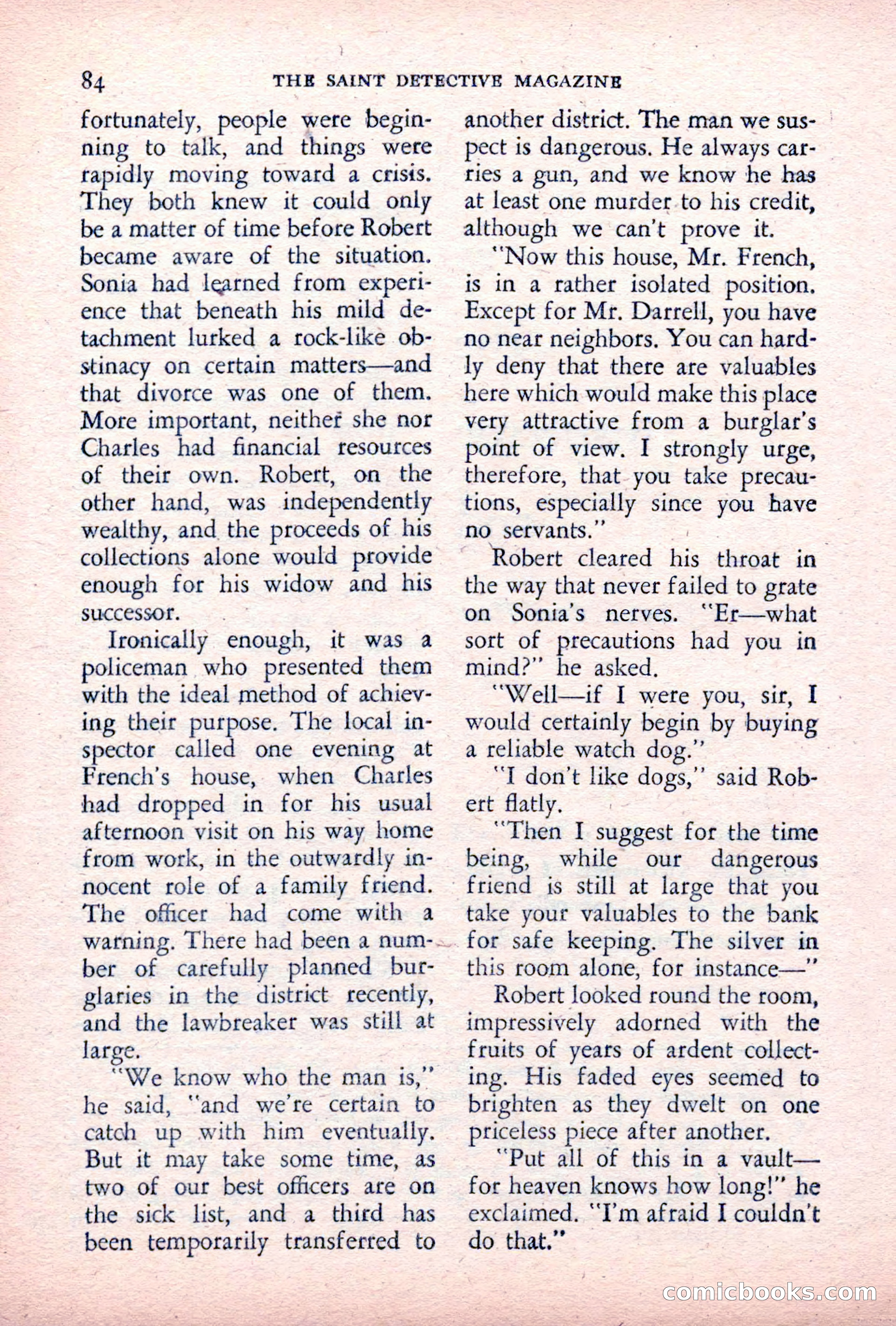 The Saint Detective Magazine — page 86 of 164