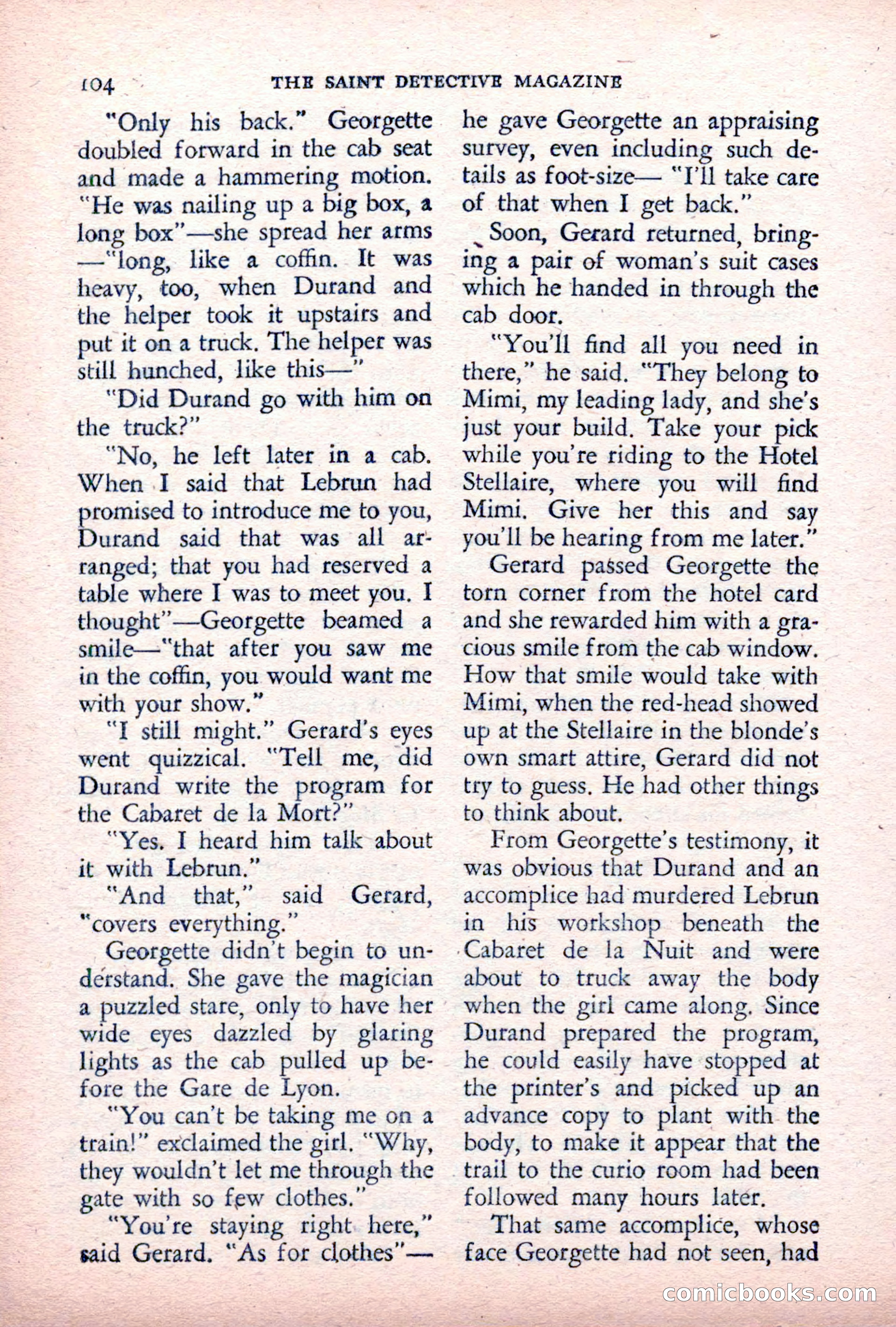 The Saint Detective Magazine — page 106 of 164