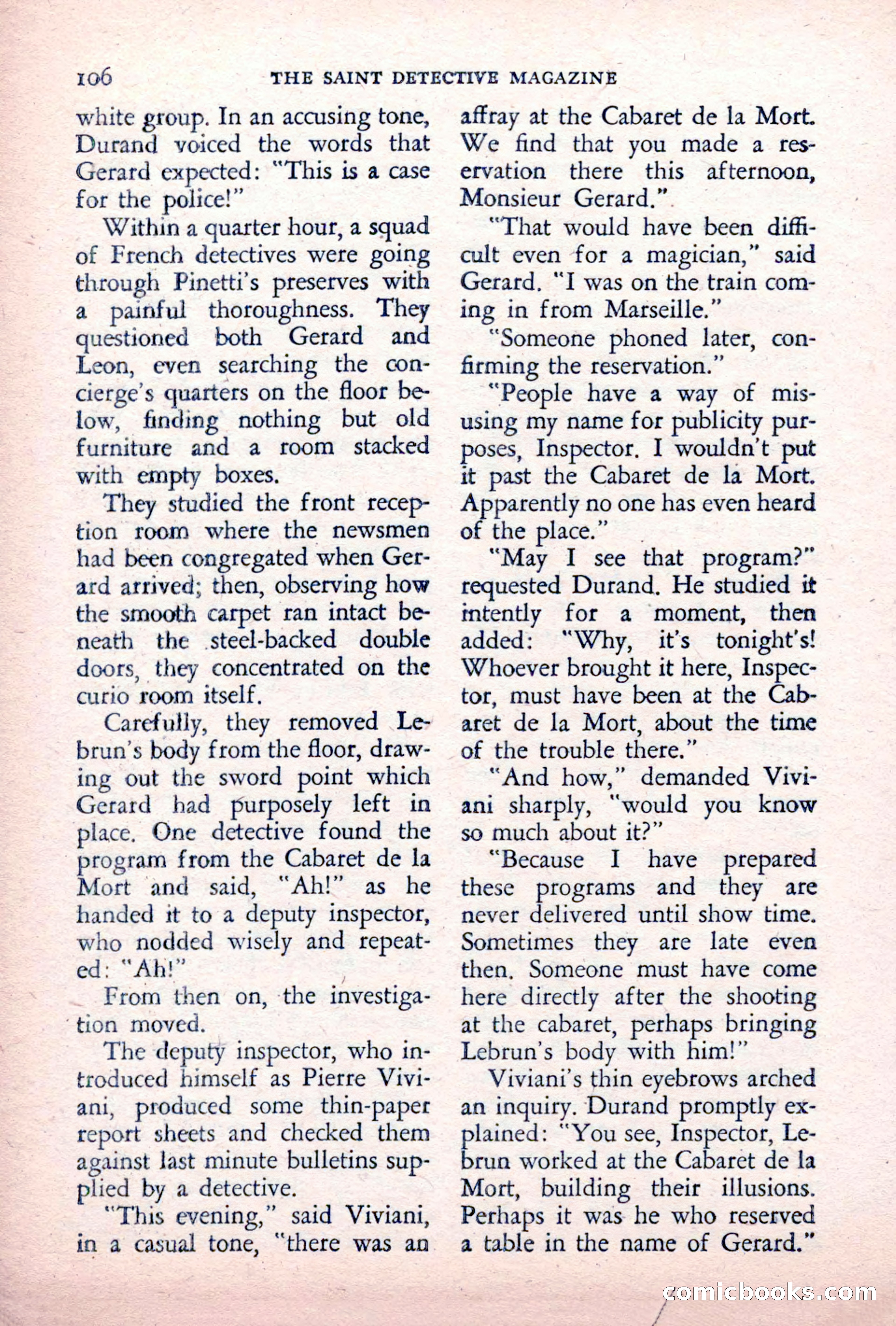 The Saint Detective Magazine — page 108 of 164