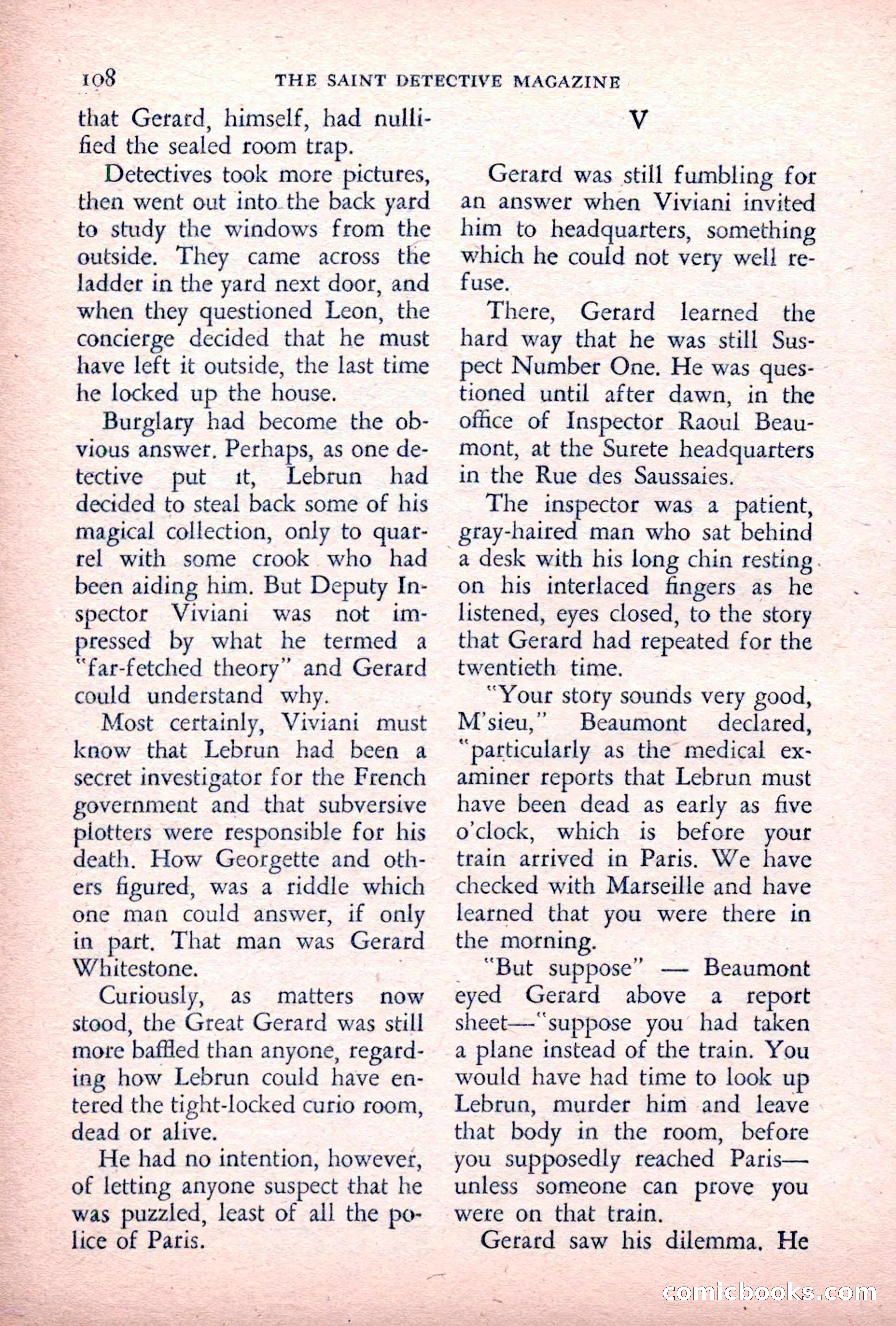 The Saint Detective Magazine — page 110 of 164