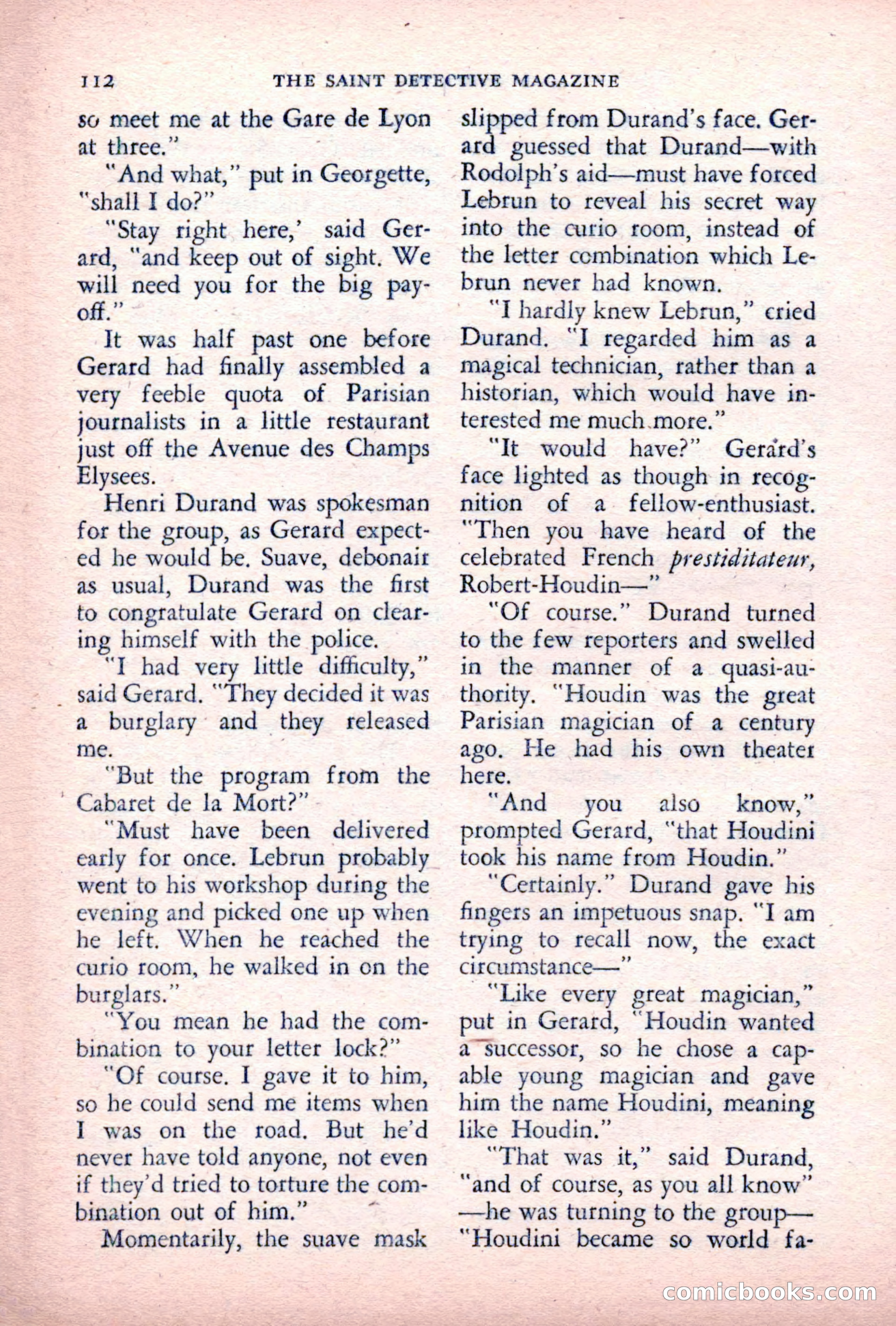 The Saint Detective Magazine — page 114 of 164