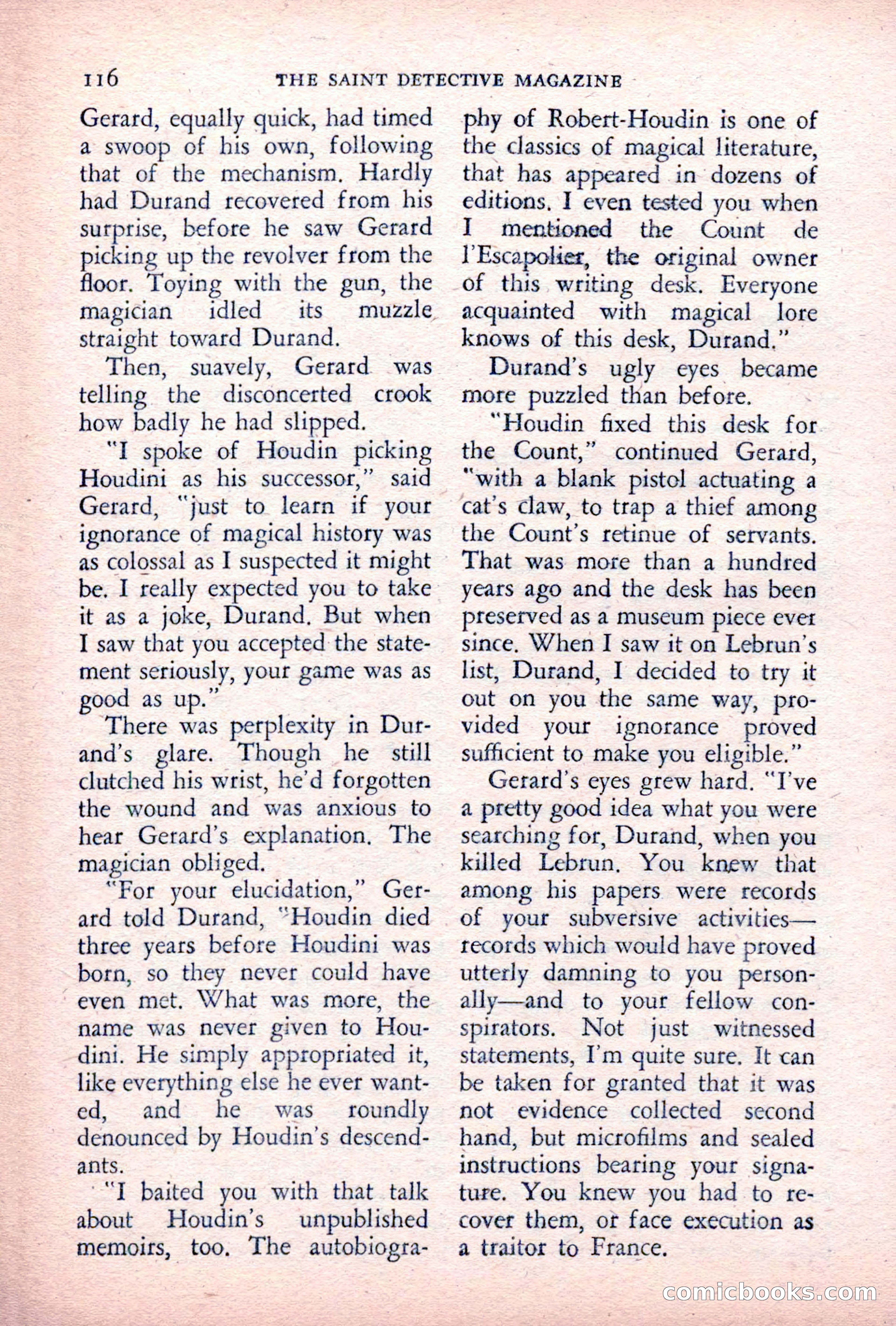 The Saint Detective Magazine — page 118 of 164