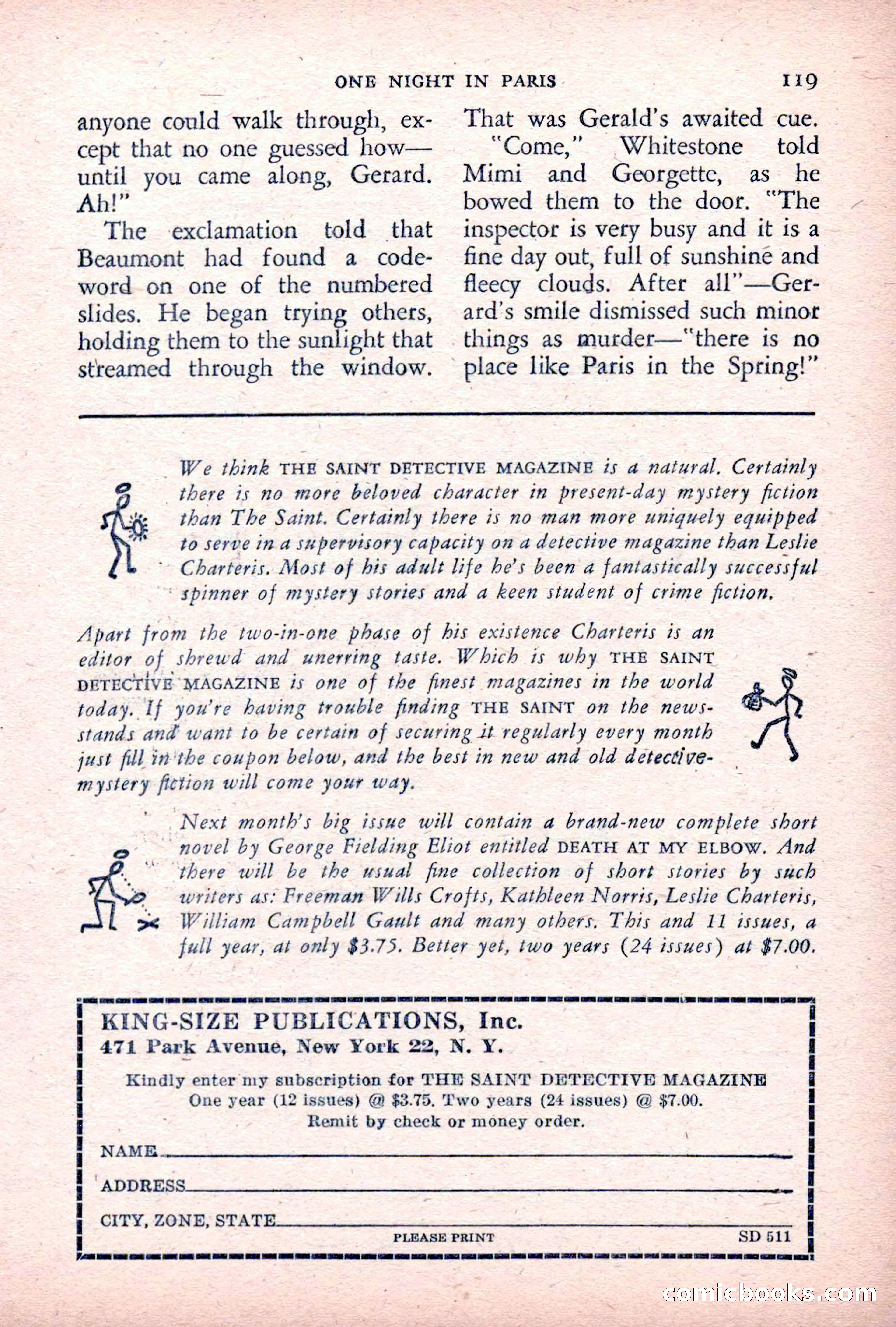 The Saint Detective Magazine — page 121 of 164