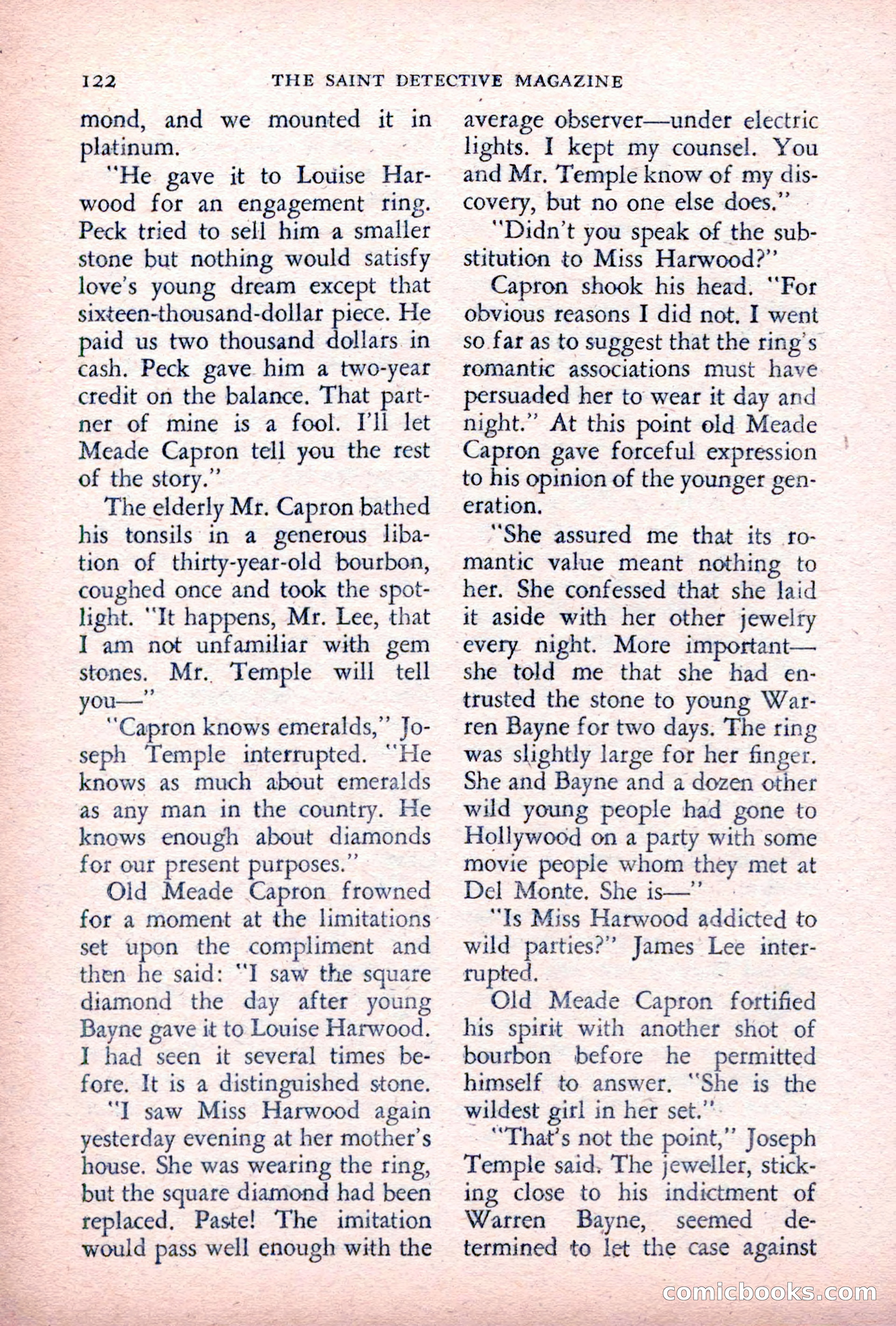 The Saint Detective Magazine — page 124 of 164