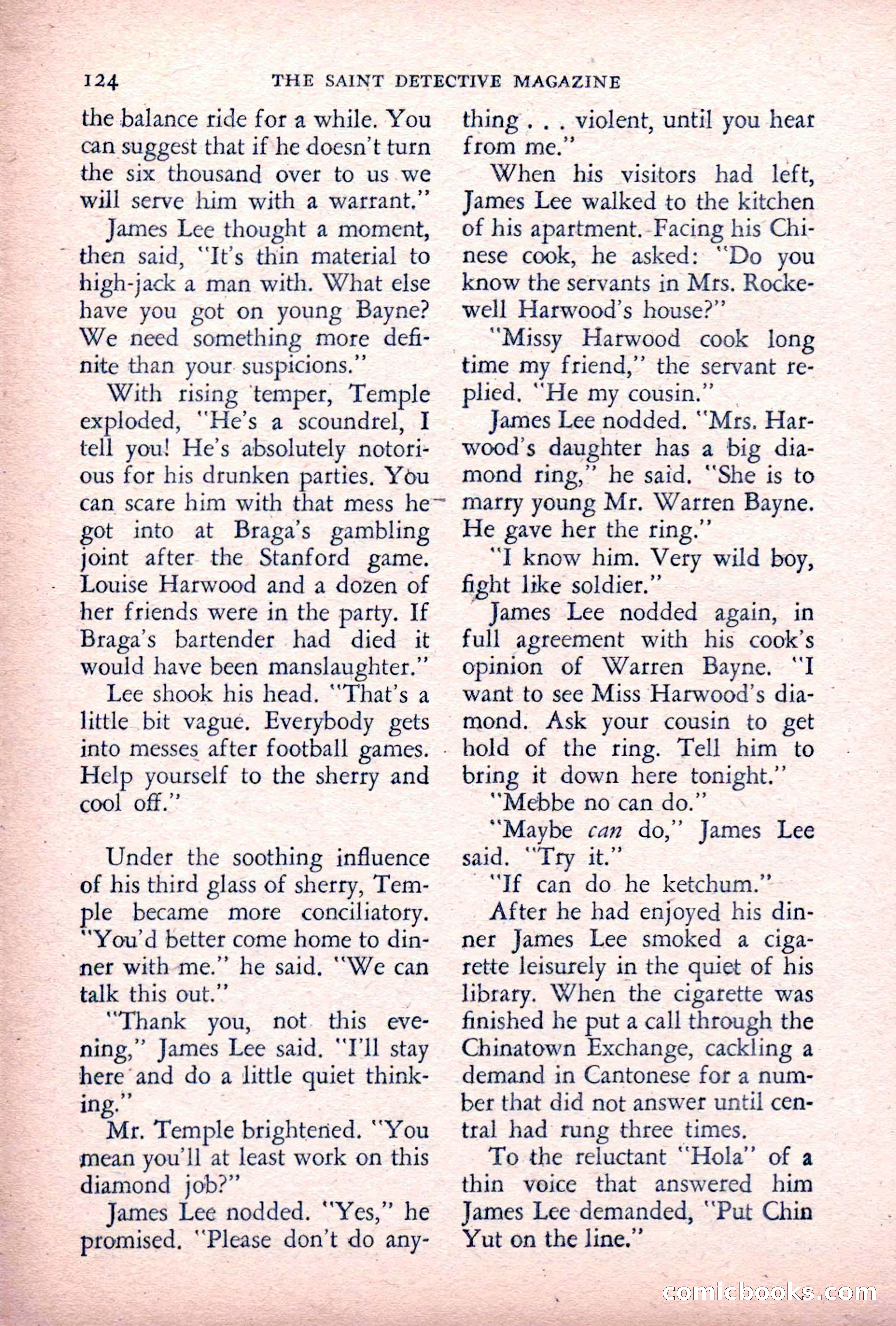 The Saint Detective Magazine — page 126 of 164