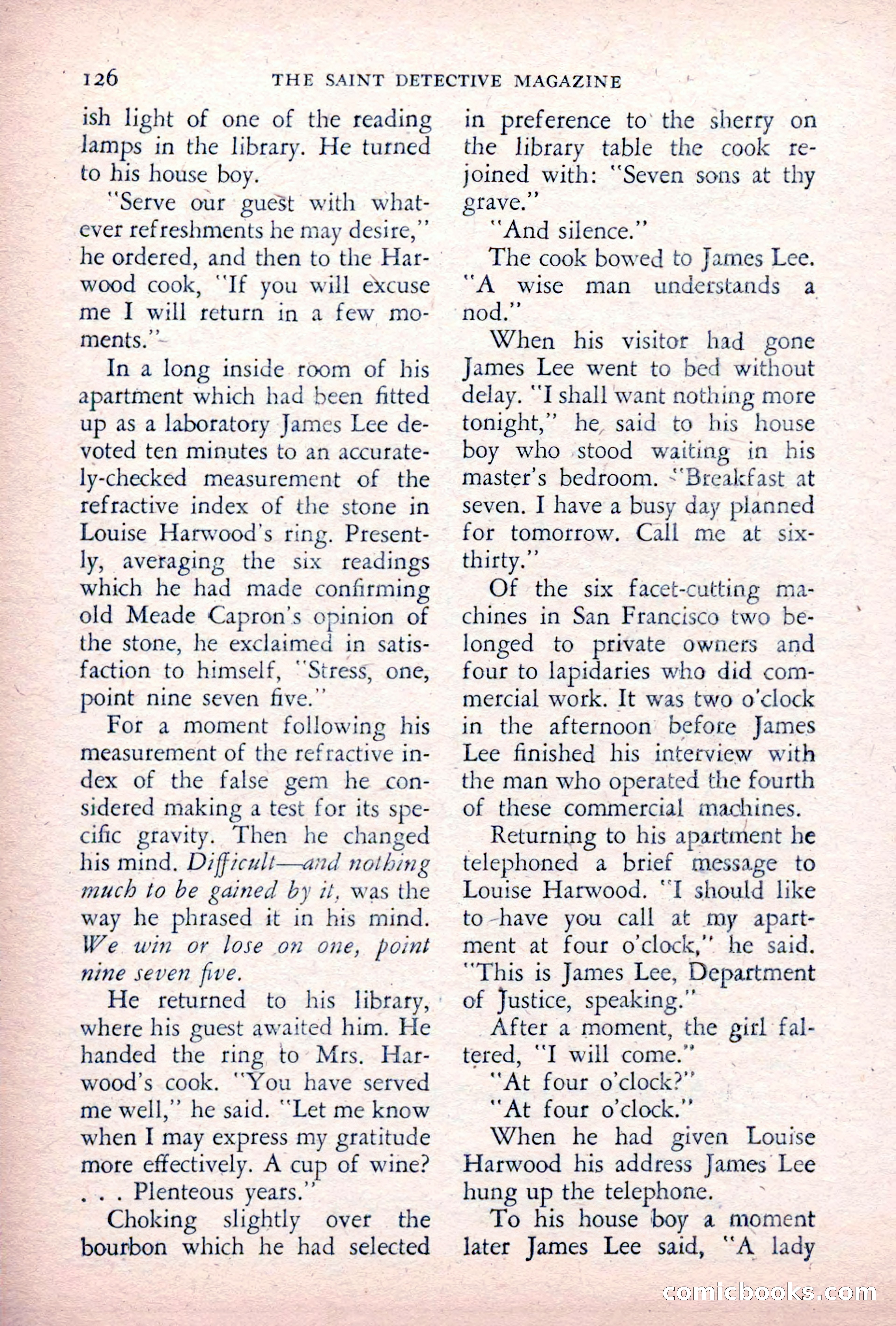 The Saint Detective Magazine — page 128 of 164