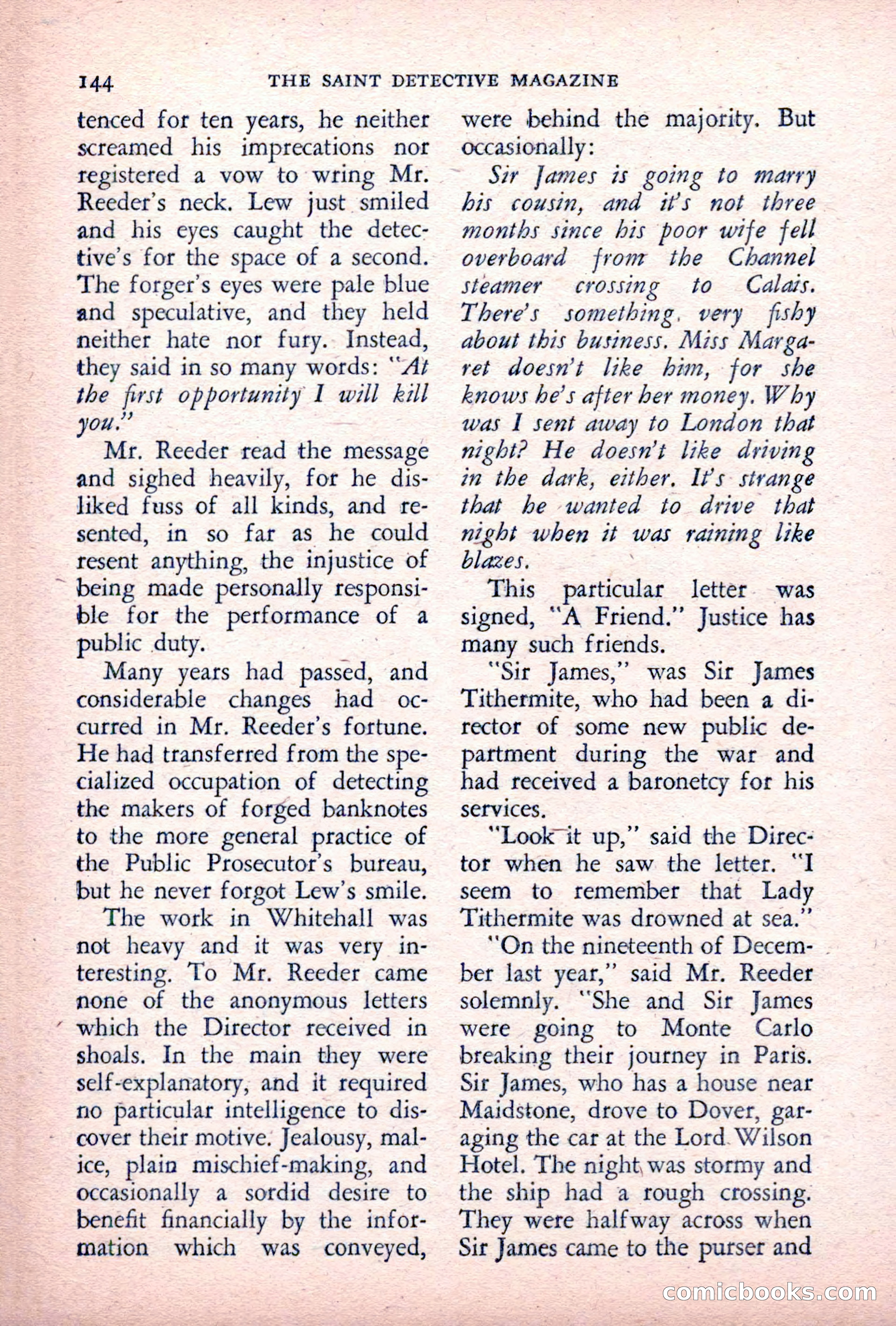 The Saint Detective Magazine — page 146 of 164