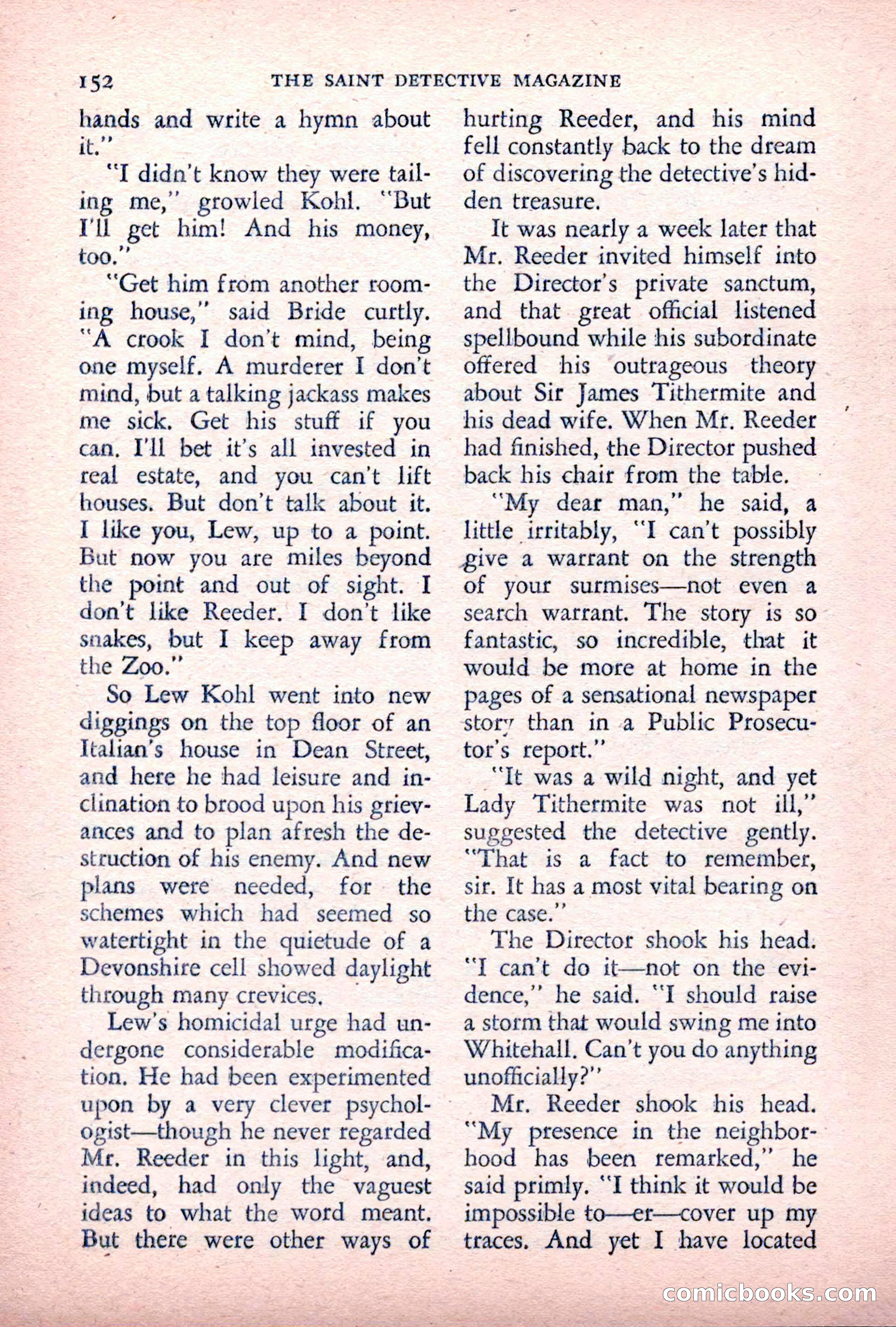 The Saint Detective Magazine — page 154 of 164