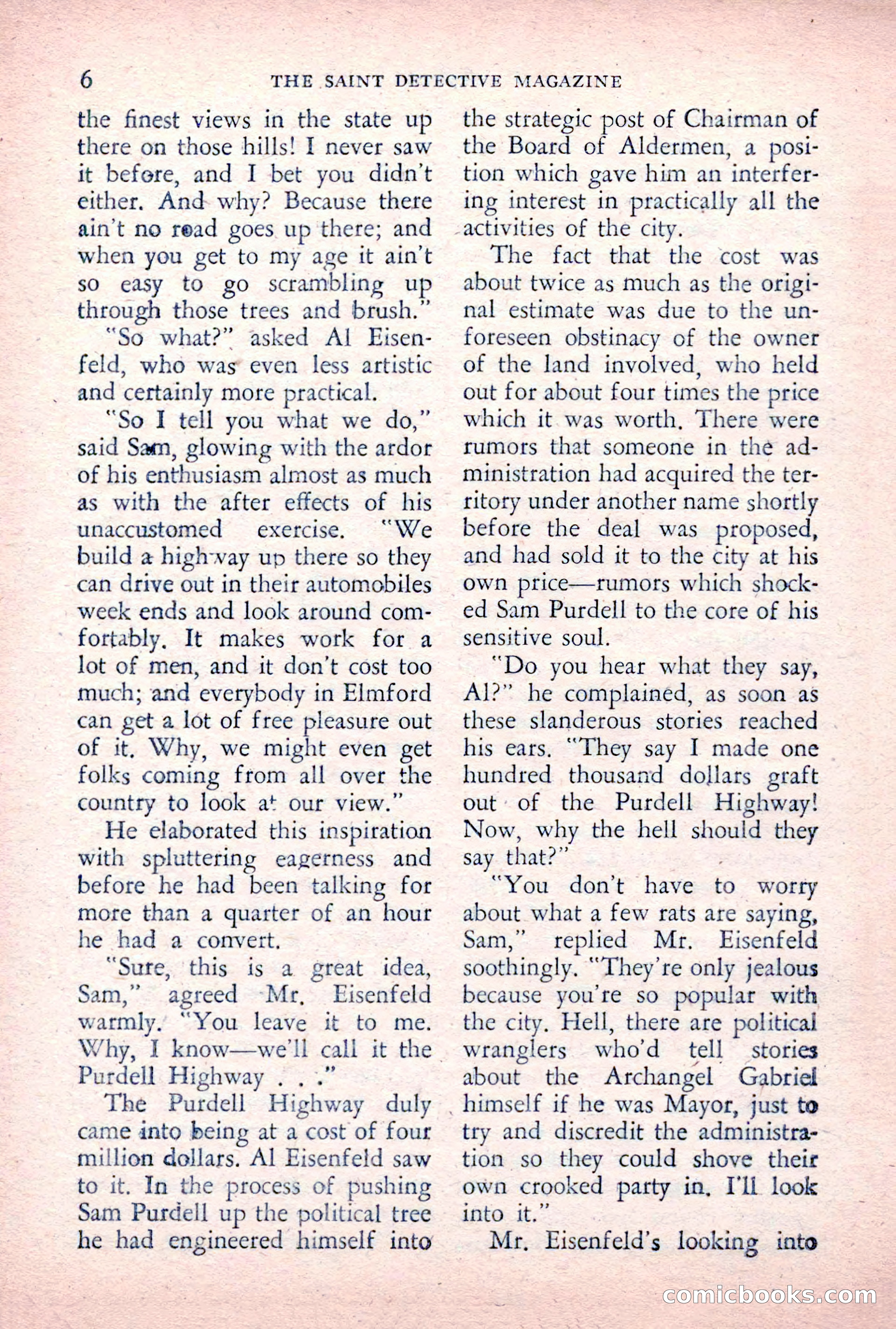 The Saint Detective Magazine, December 1955 — page 8 of 164