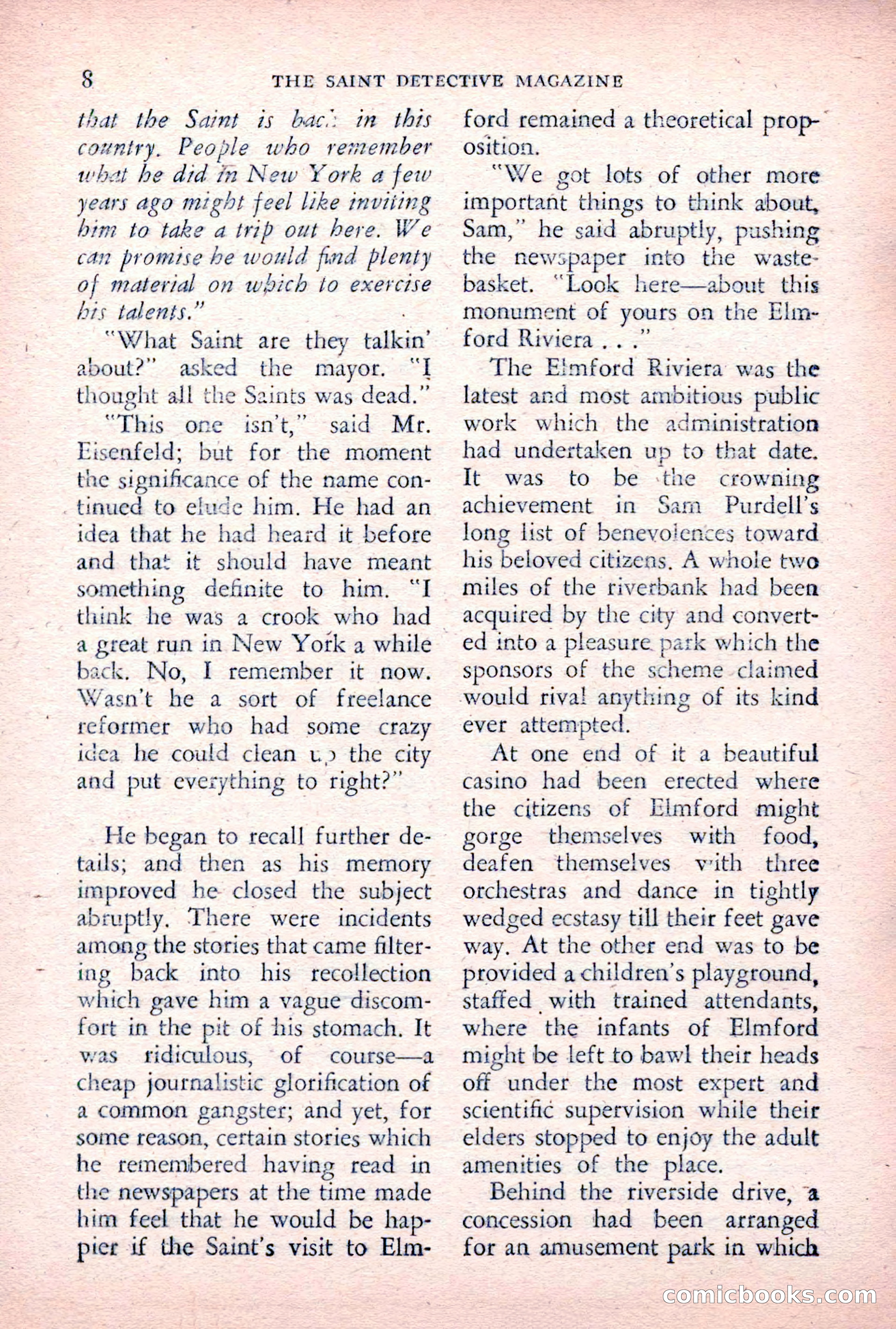 The Saint Detective Magazine, December 1955 — page 10 of 164