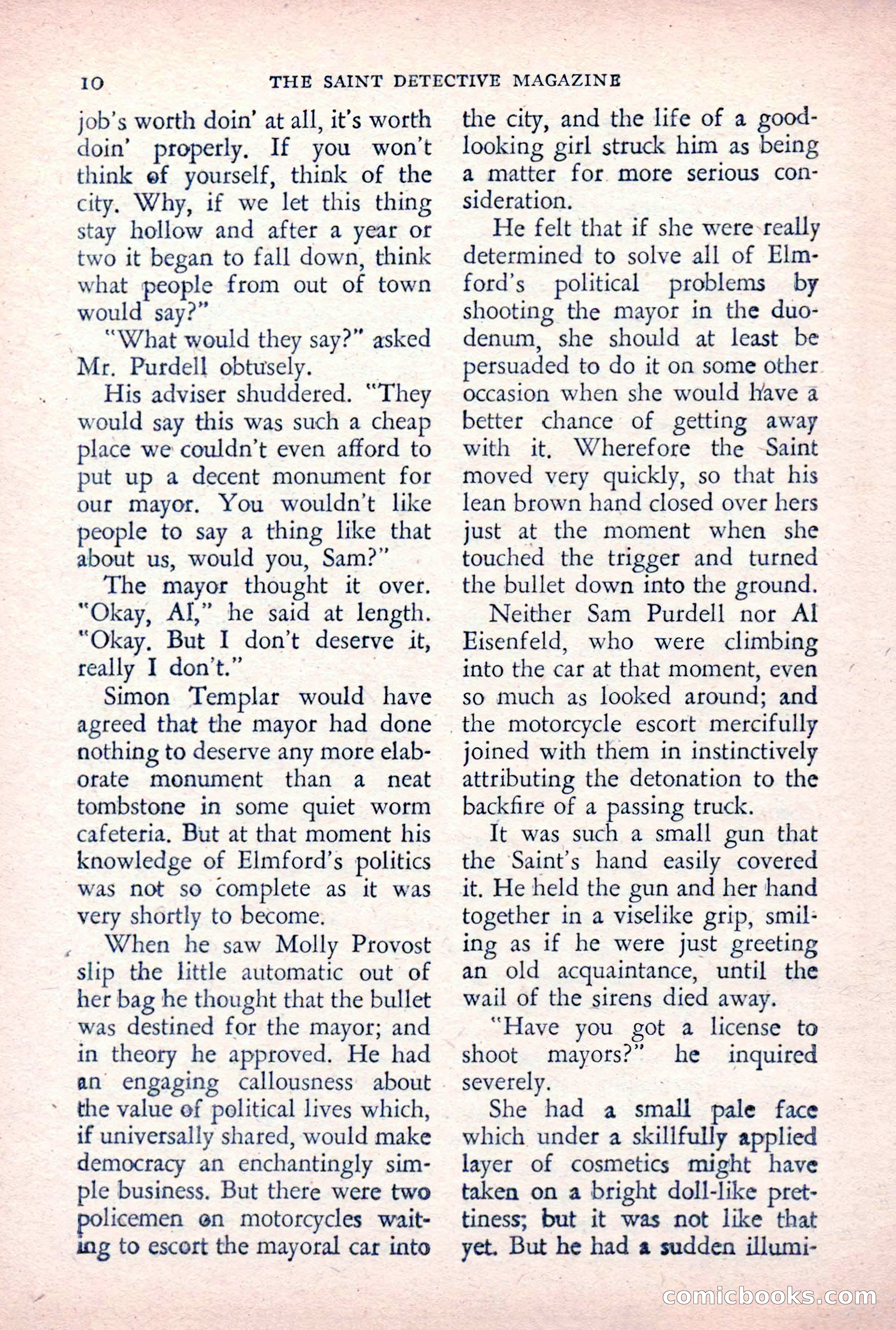 The Saint Detective Magazine, December 1955 — page 12 of 164