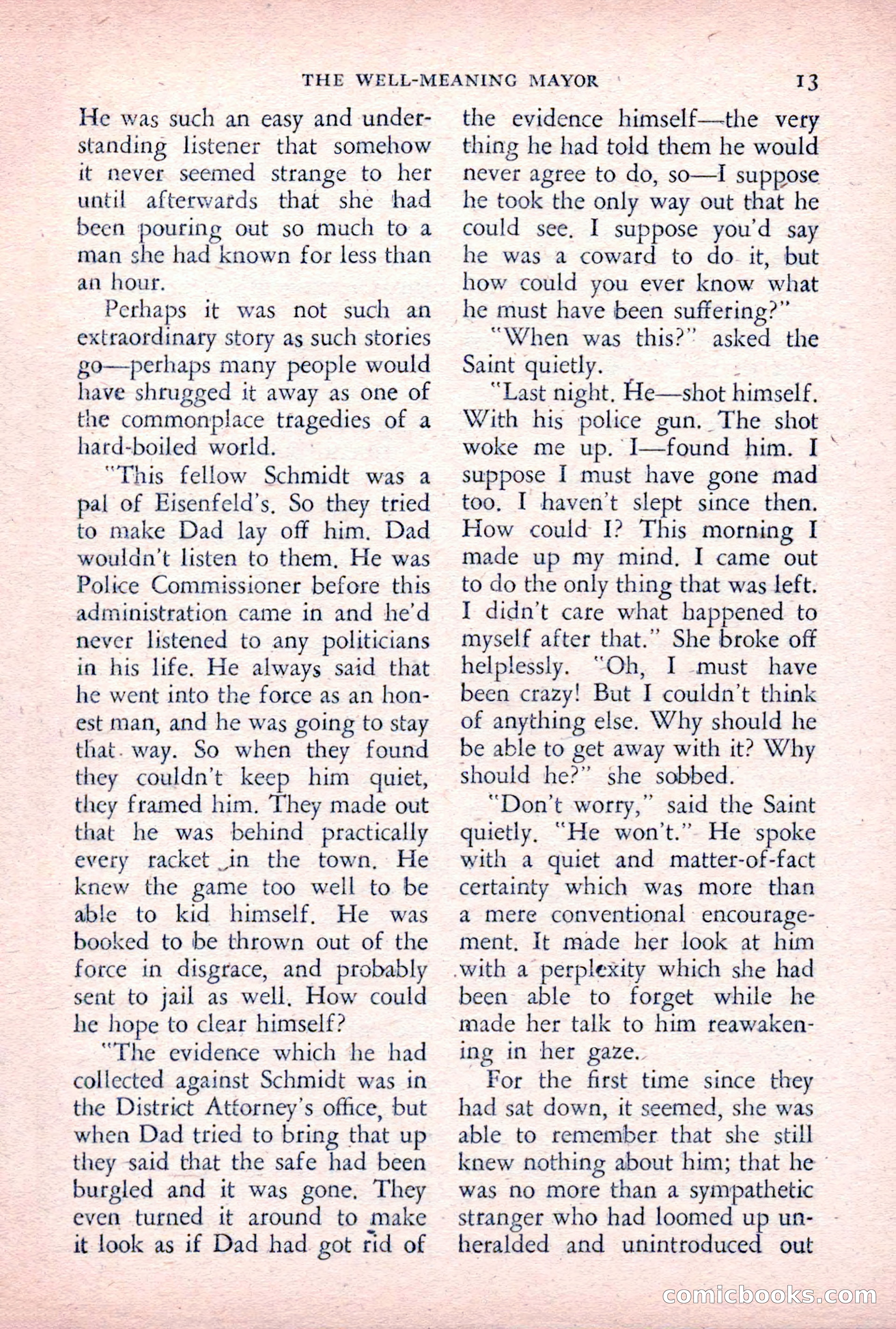 The Saint Detective Magazine, December 1955 — page 15 of 164