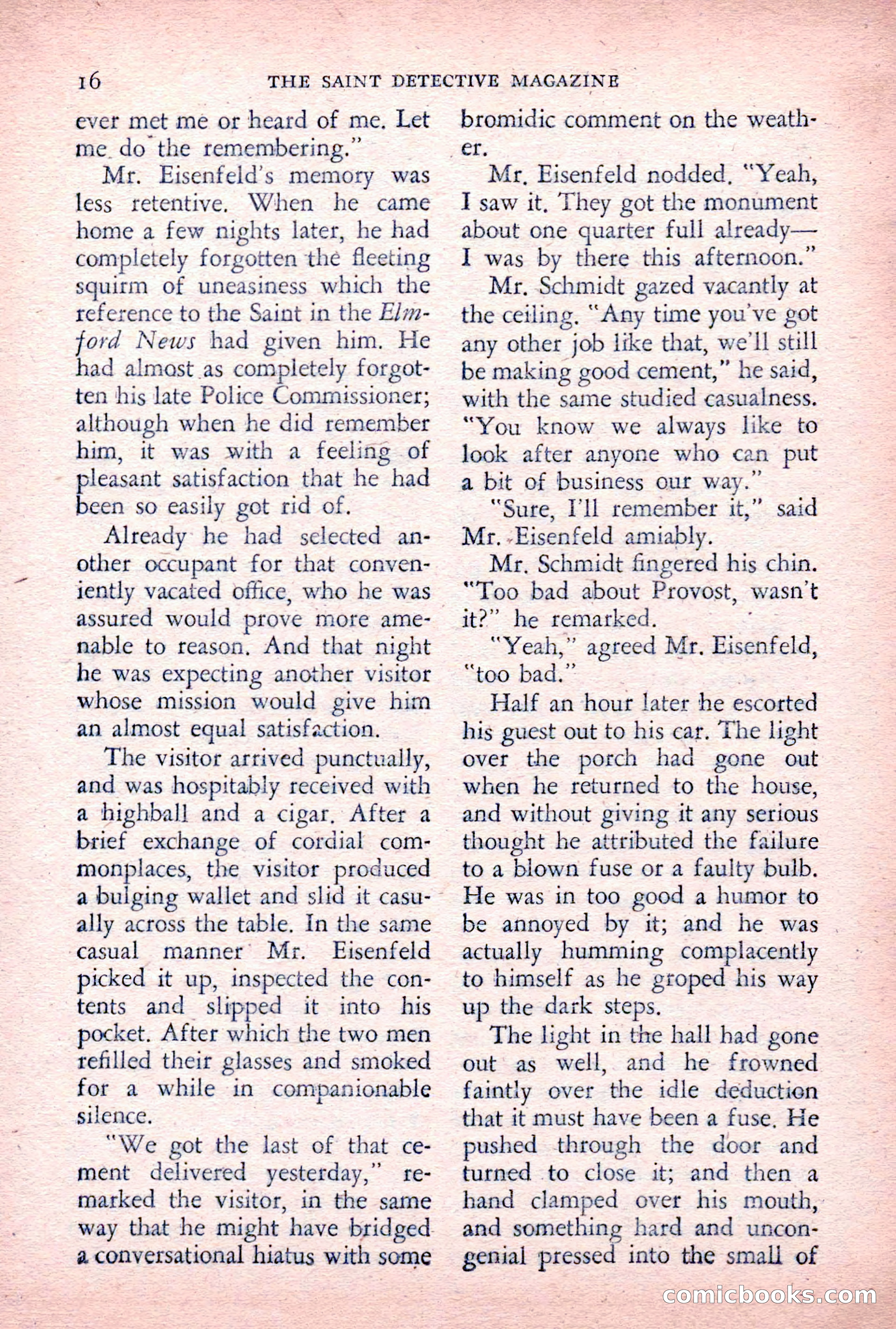 The Saint Detective Magazine, December 1955 — page 18 of 164