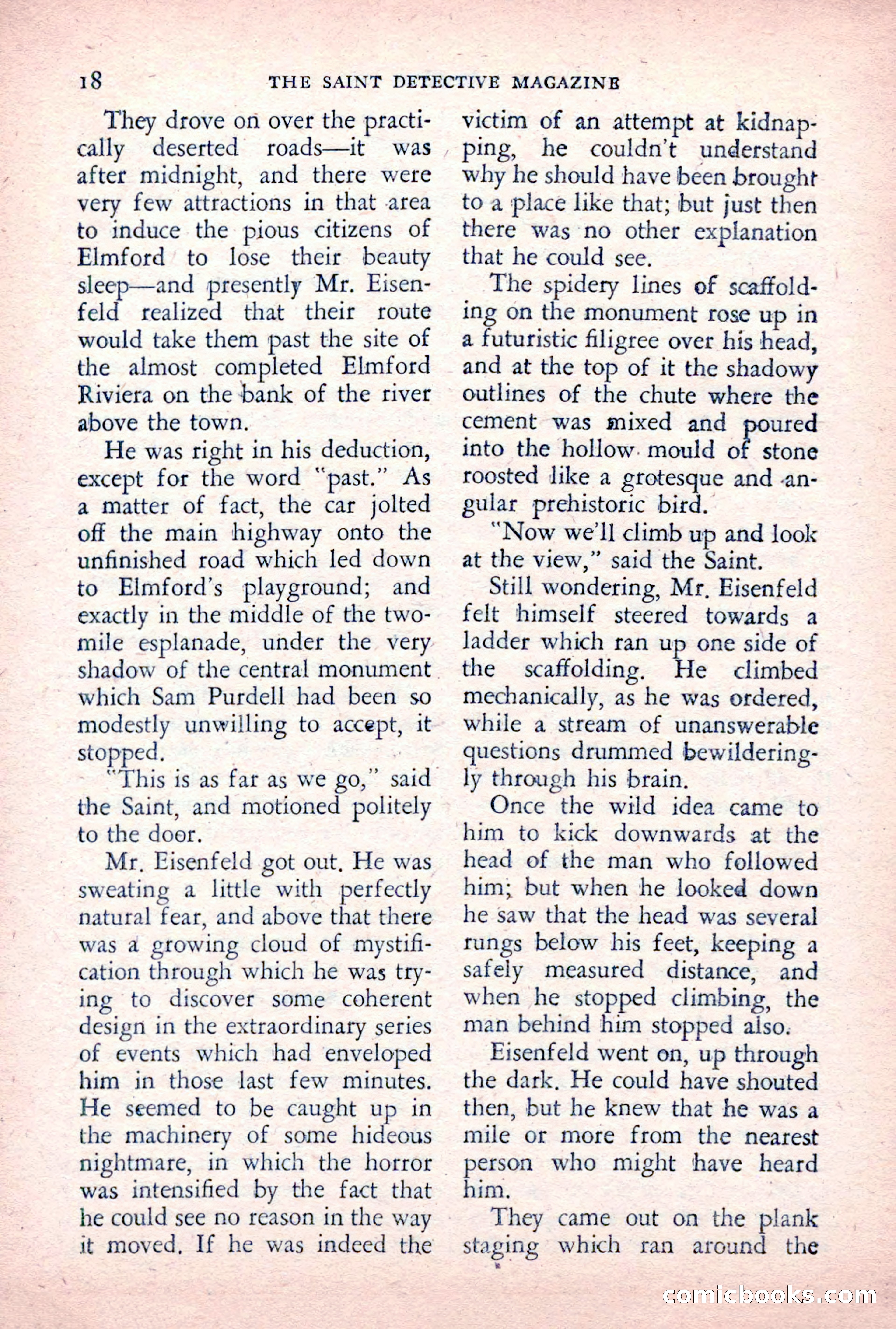 The Saint Detective Magazine, December 1955 — page 20 of 164