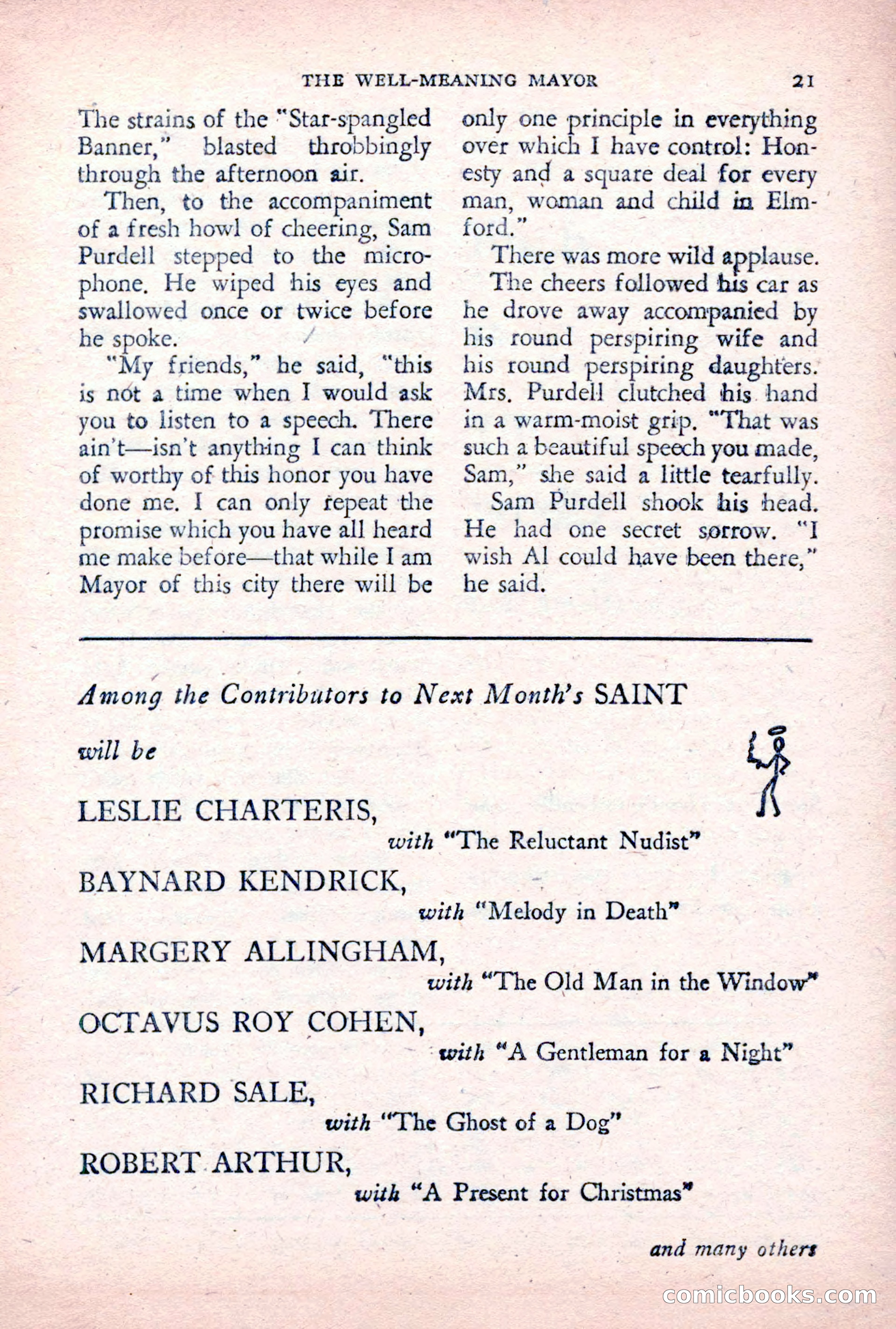 The Saint Detective Magazine, December 1955 — page 23 of 164