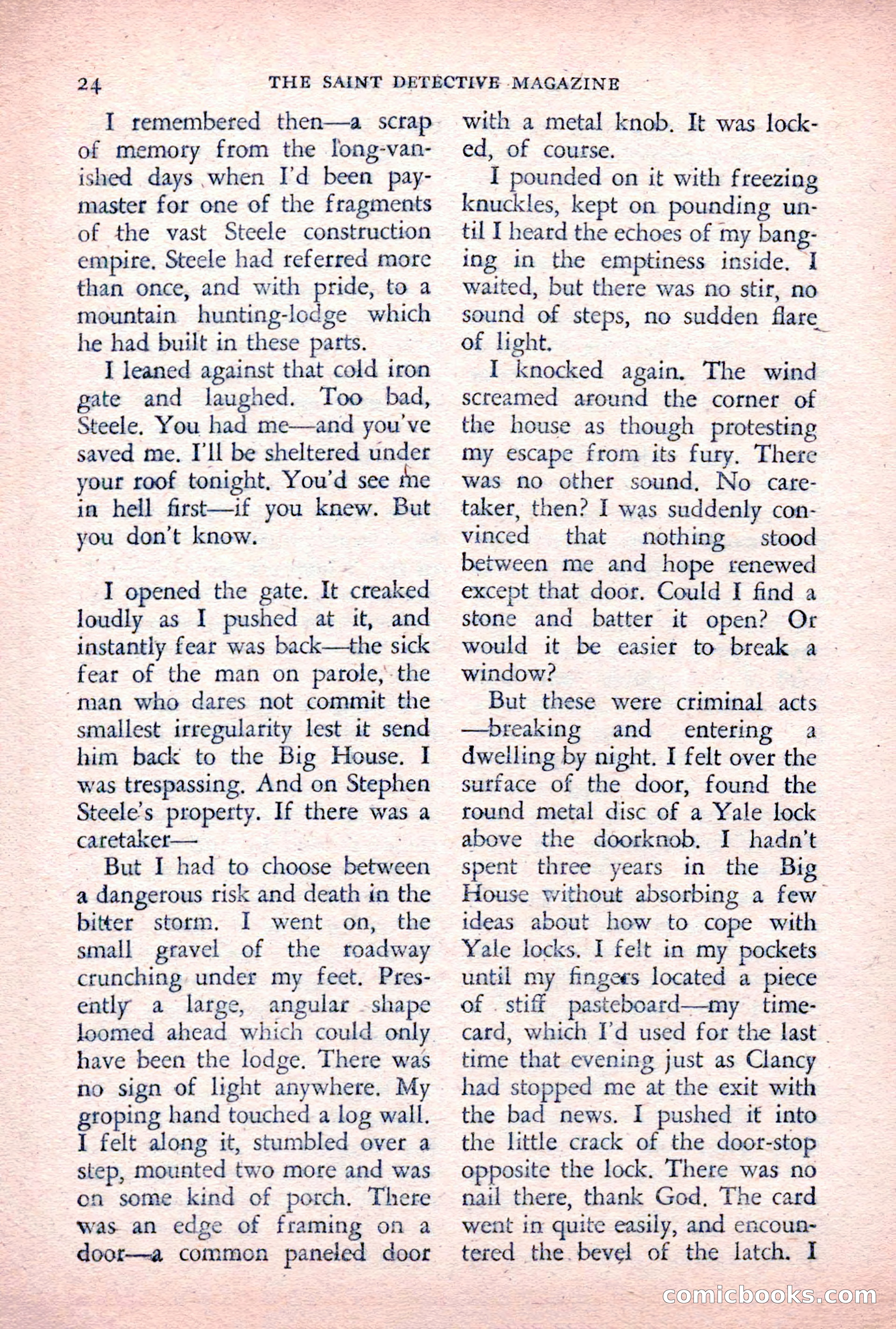 The Saint Detective Magazine, December 1955 — page 26 of 164
