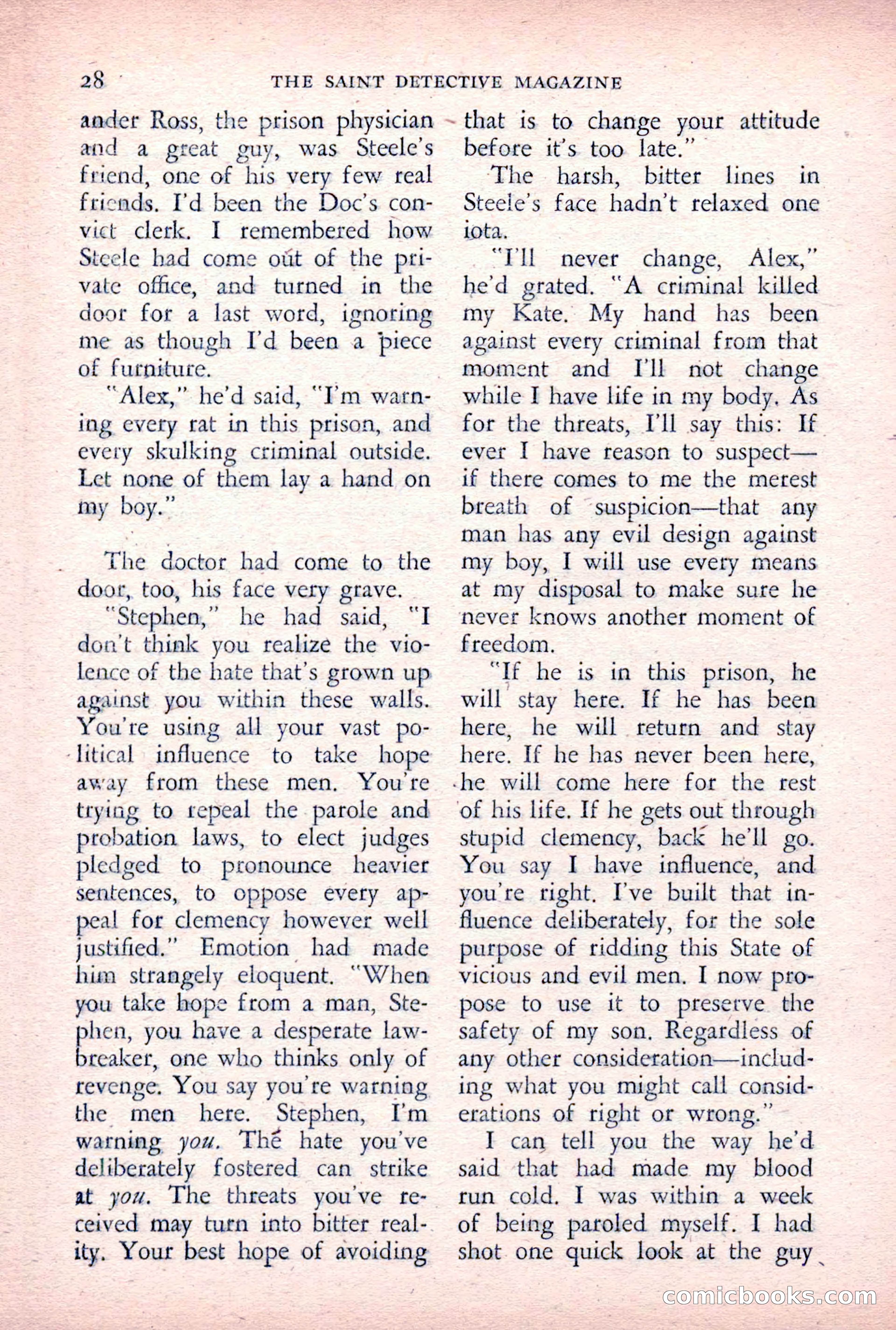 The Saint Detective Magazine, December 1955 — page 30 of 164
