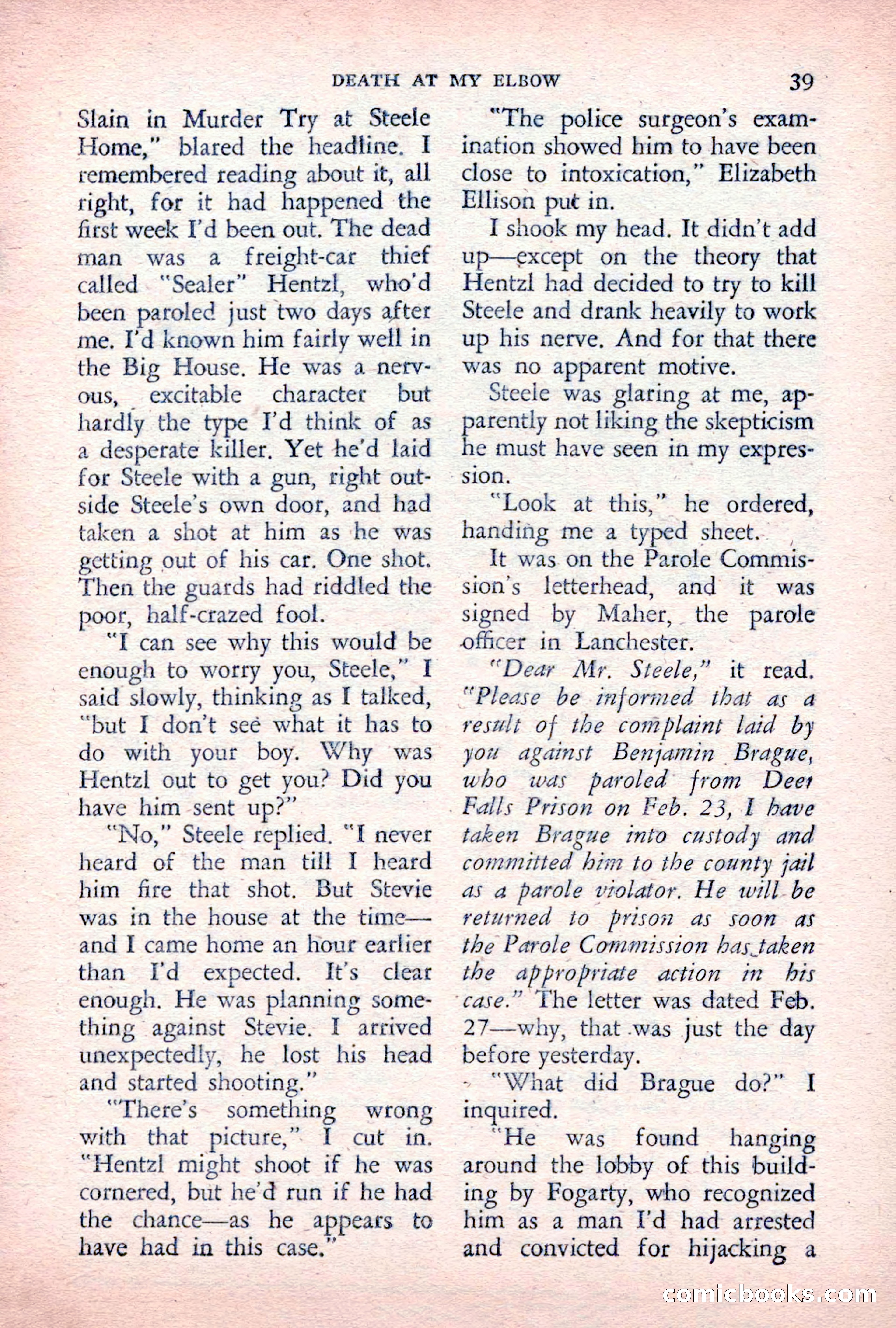 The Saint Detective Magazine, December 1955 — page 41 of 164