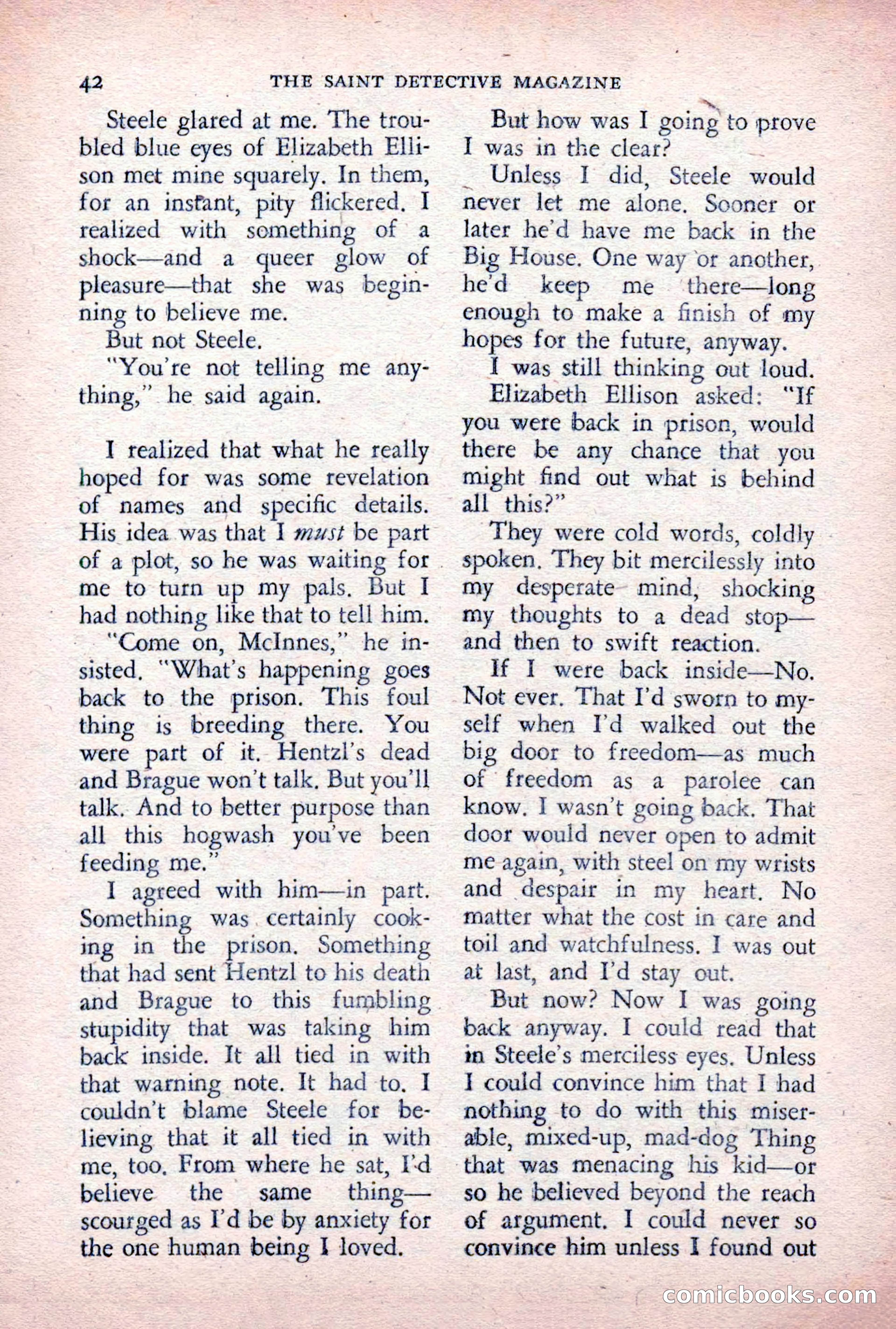 The Saint Detective Magazine, December 1955 — page 44 of 164