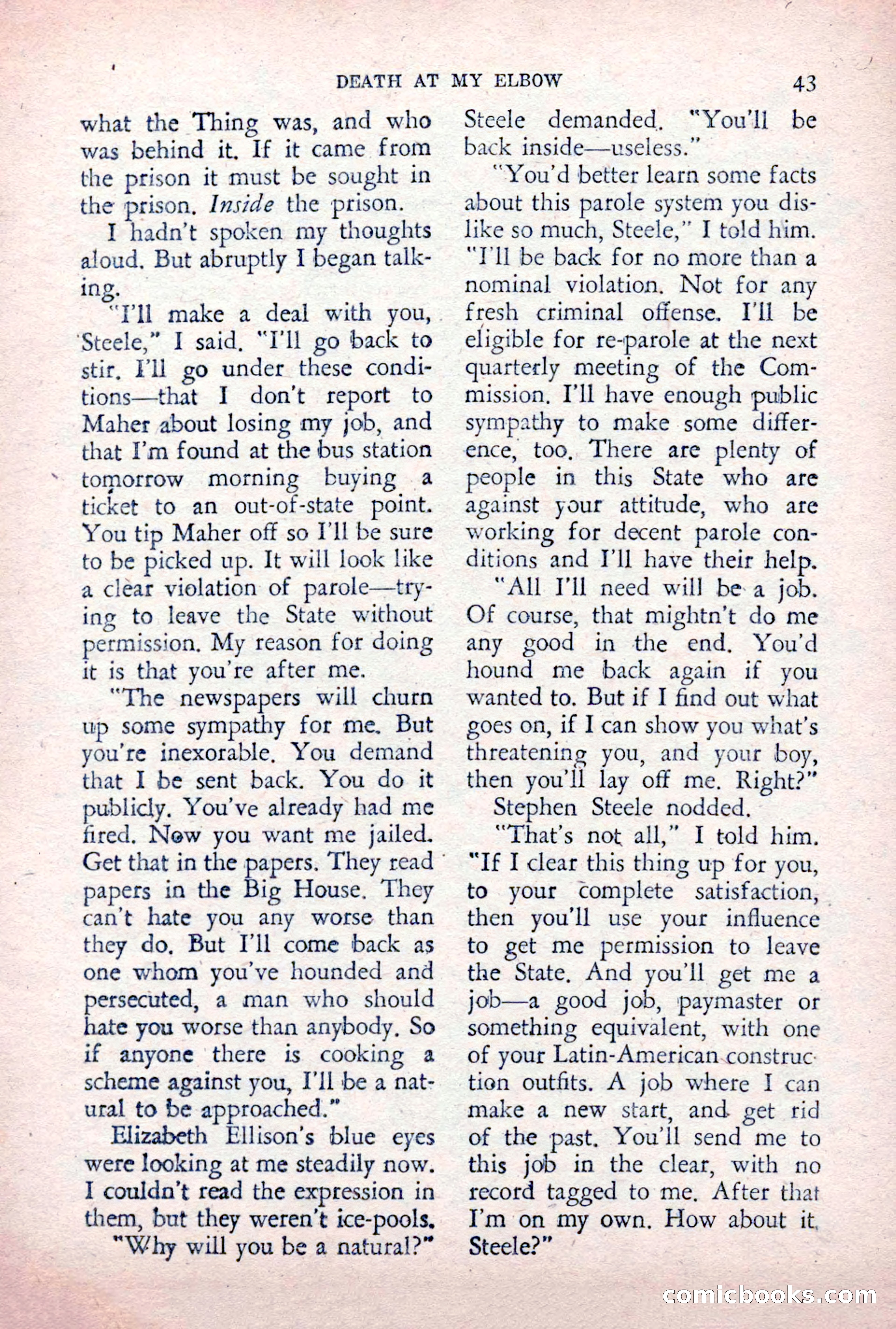 The Saint Detective Magazine, December 1955 — page 45 of 164