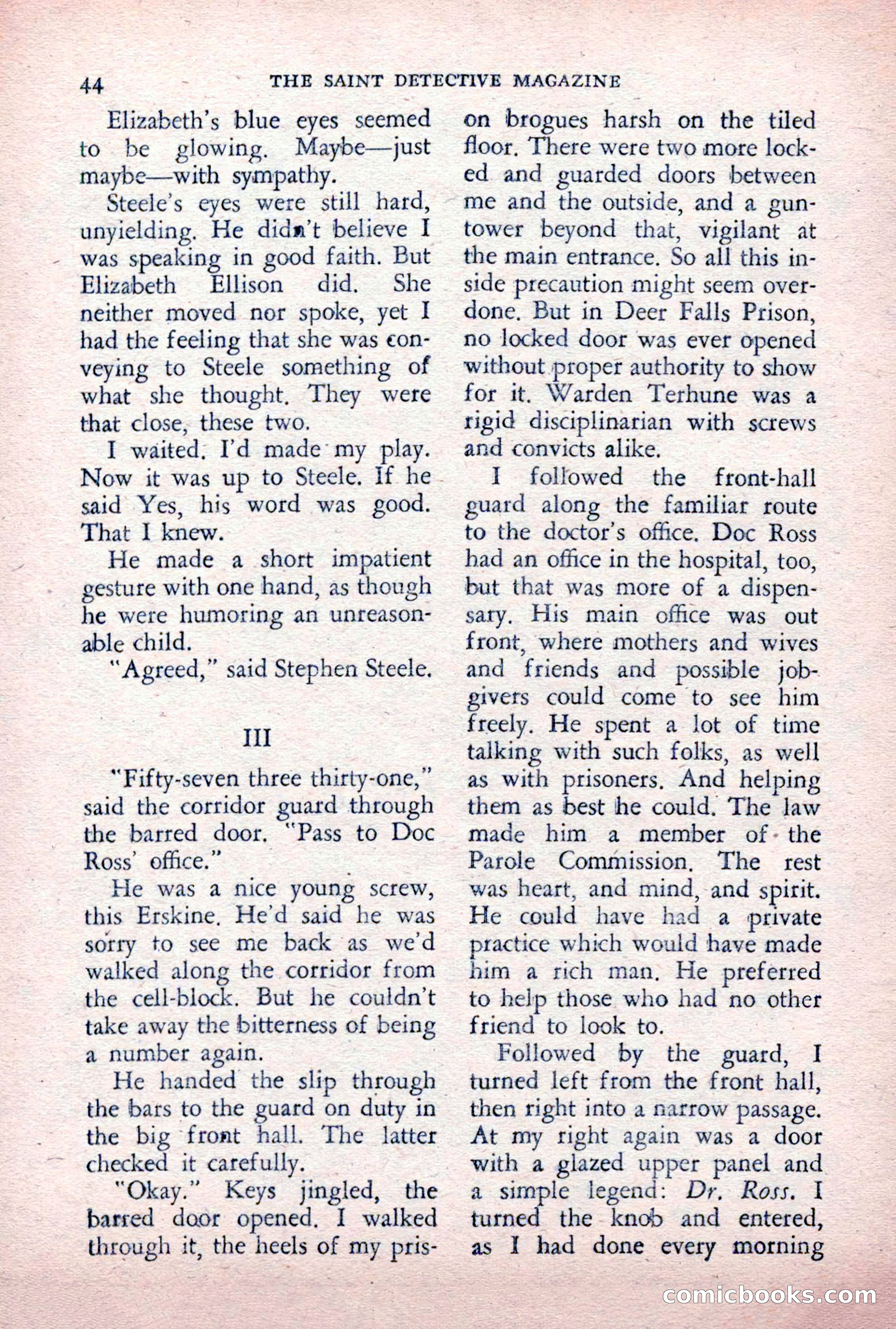 The Saint Detective Magazine, December 1955 — page 46 of 164