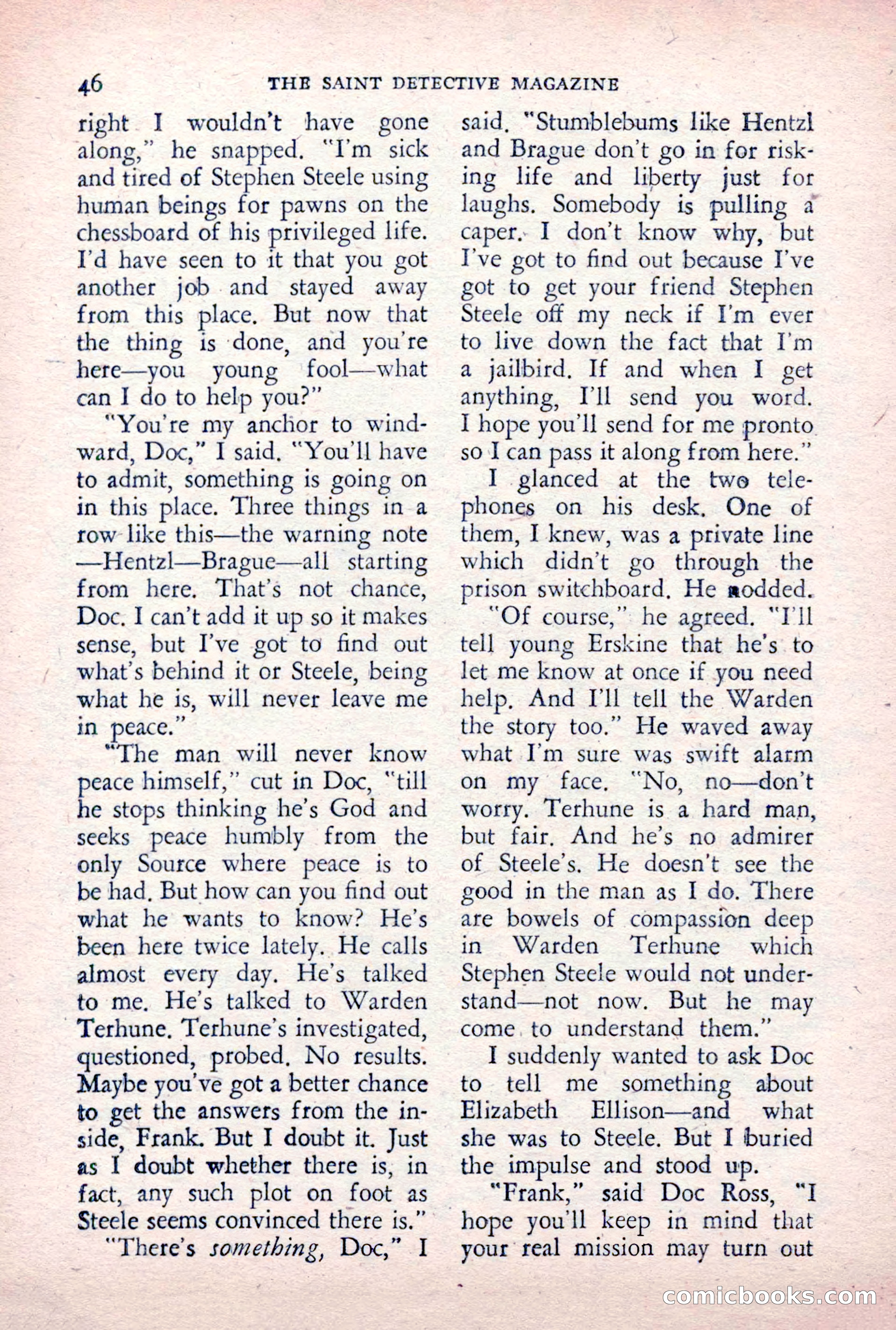 The Saint Detective Magazine, December 1955 — page 48 of 164
