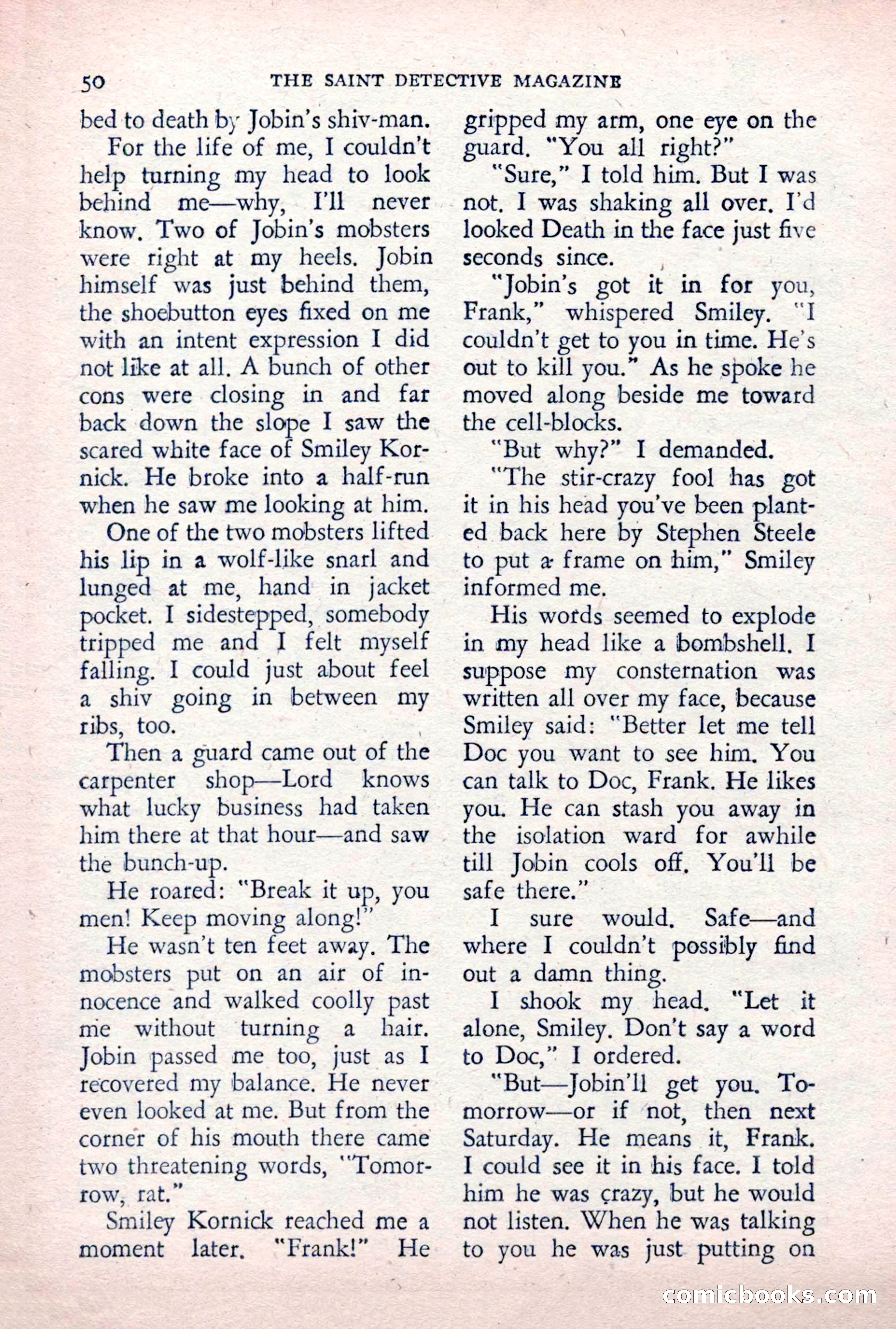 The Saint Detective Magazine, December 1955 — page 52 of 164