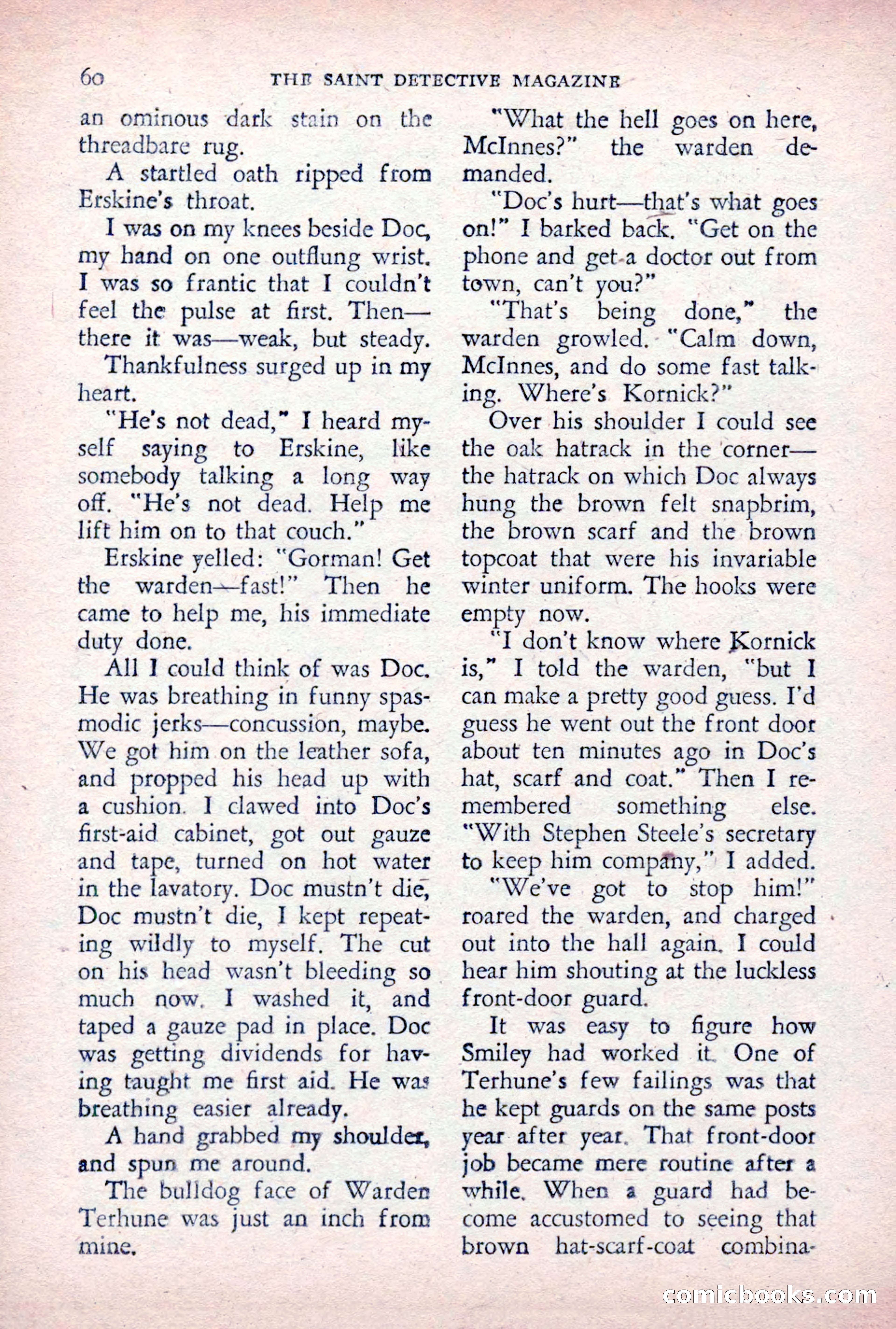 The Saint Detective Magazine, December 1955 — page 62 of 164