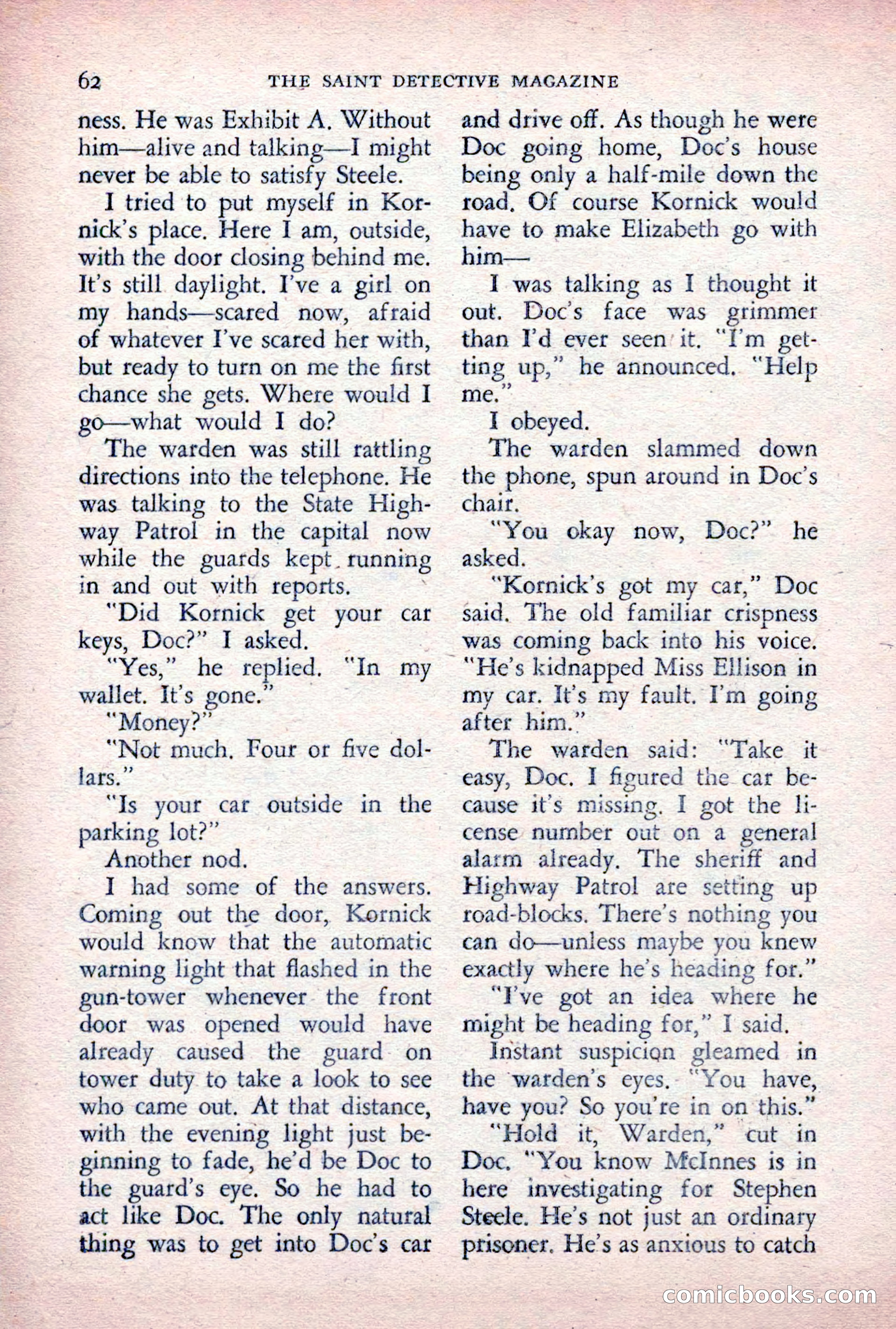 The Saint Detective Magazine, December 1955 — page 64 of 164