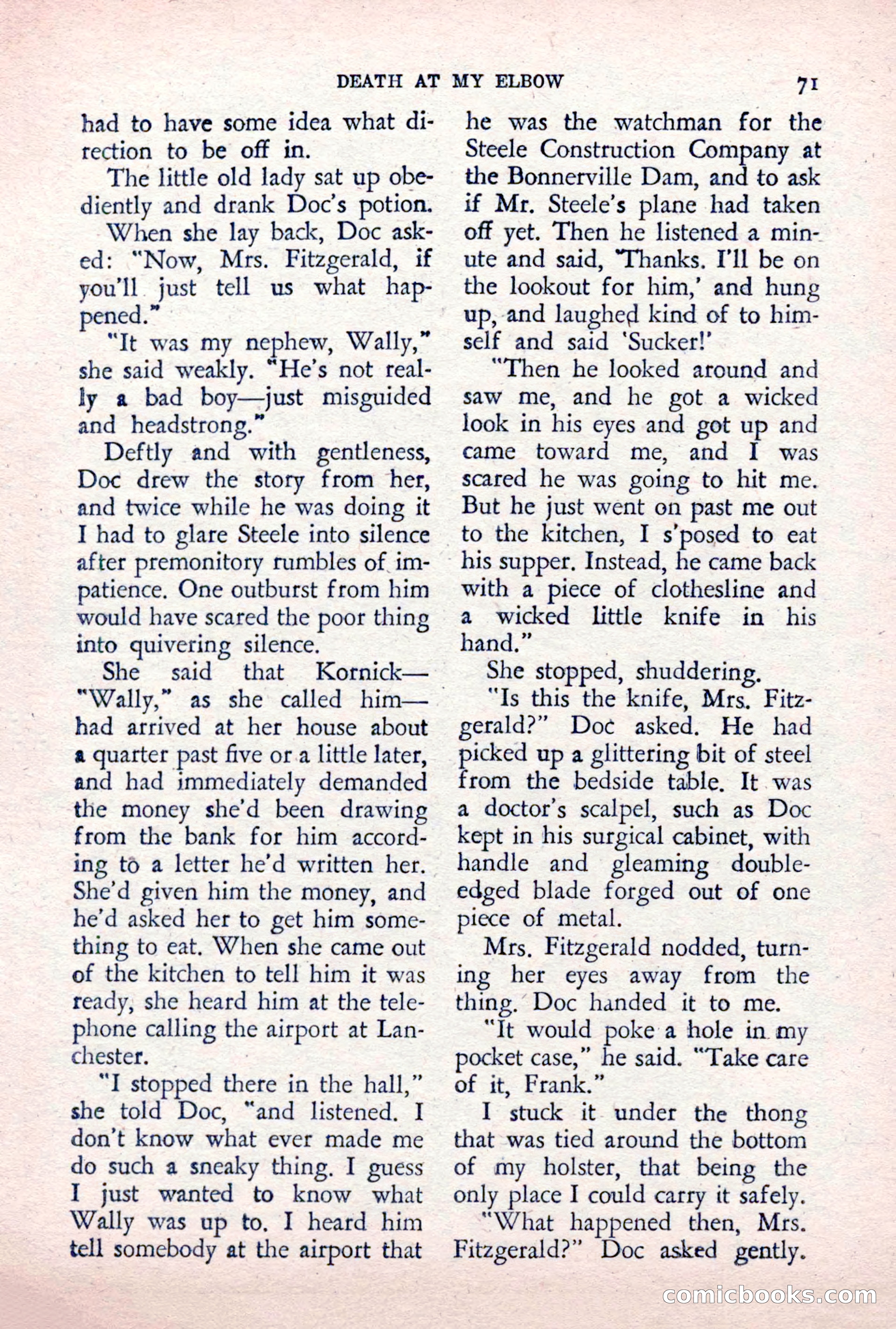 The Saint Detective Magazine, December 1955 — page 73 of 164