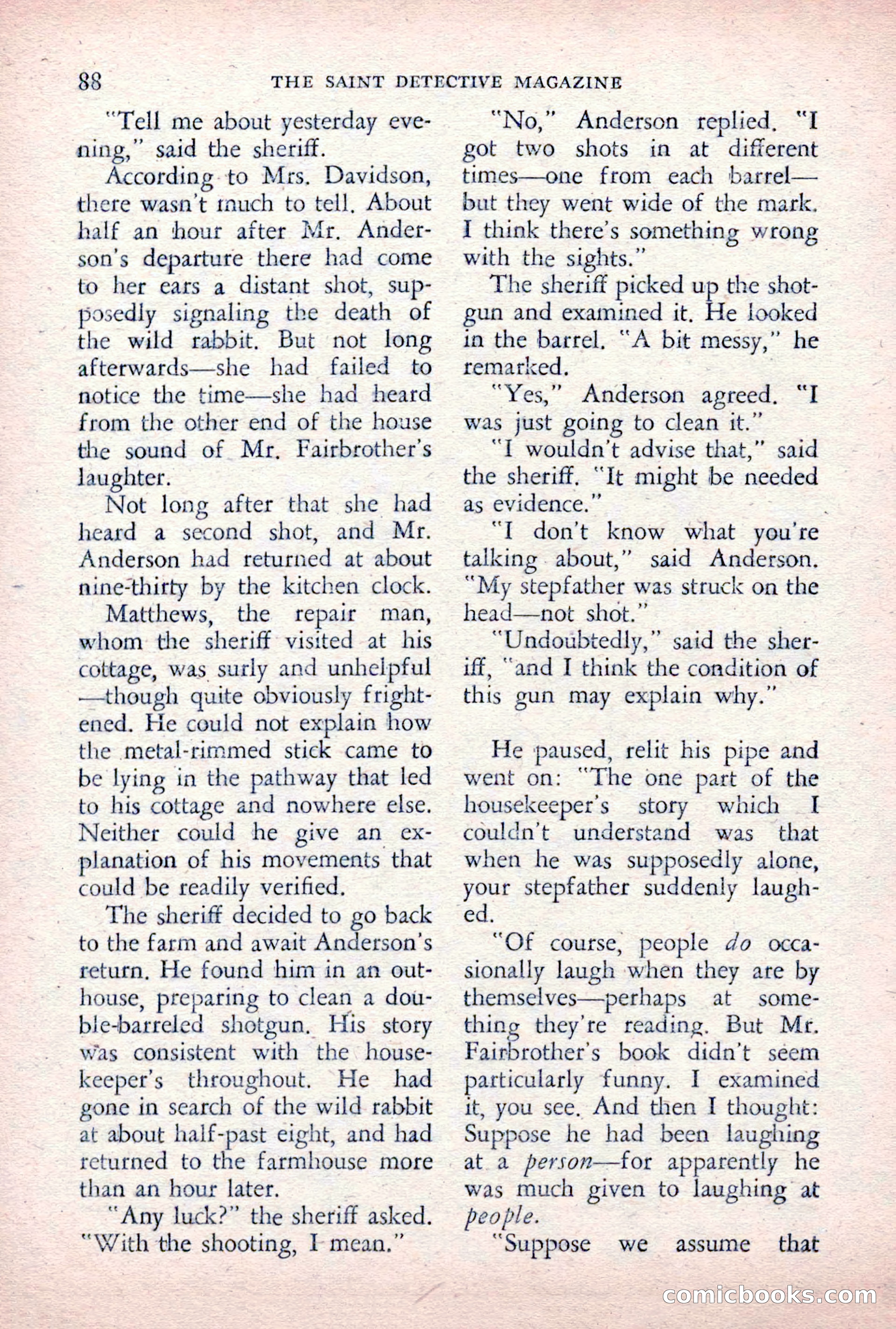 The Saint Detective Magazine, December 1955 — page 90 of 164