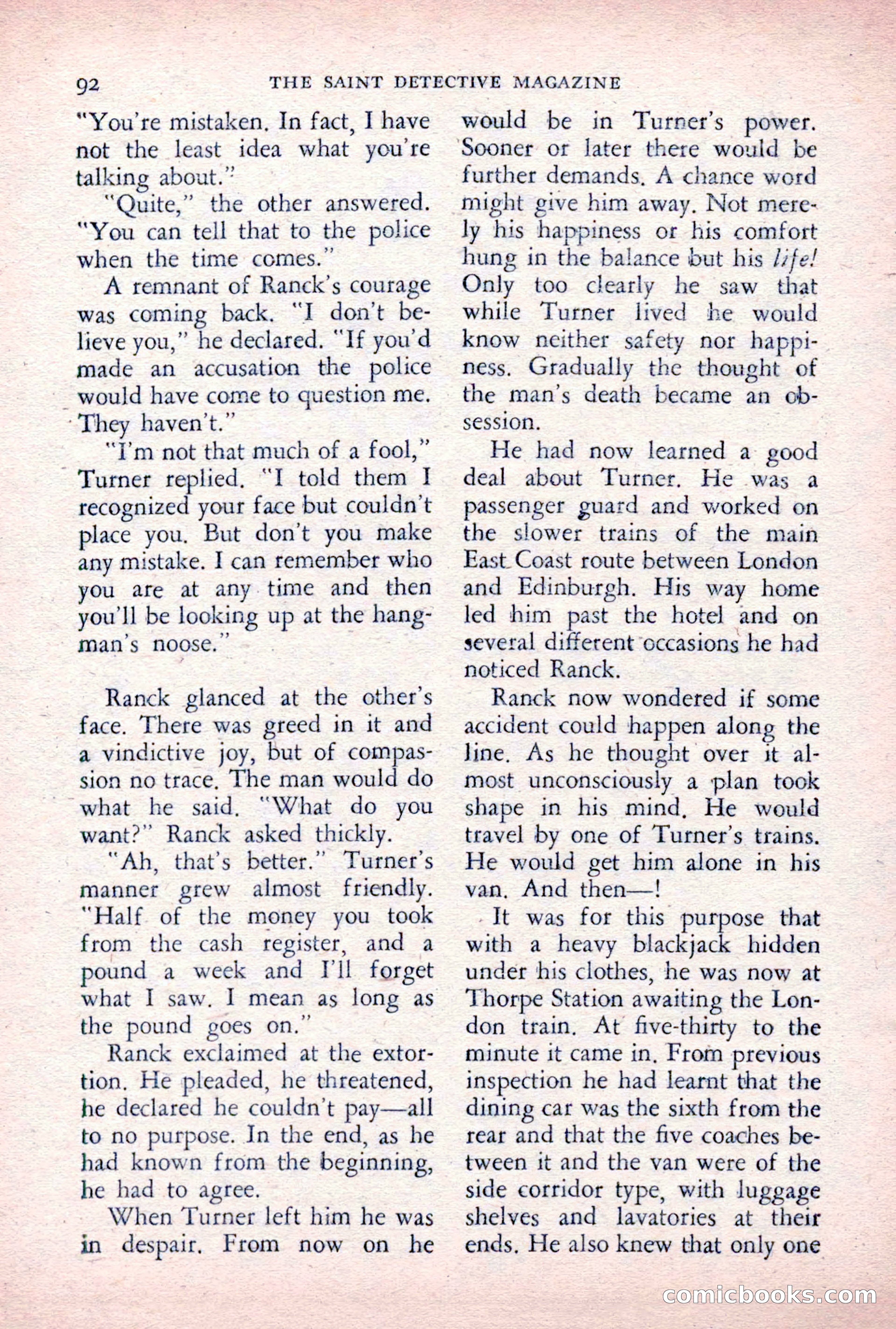 The Saint Detective Magazine, December 1955 — page 94 of 164