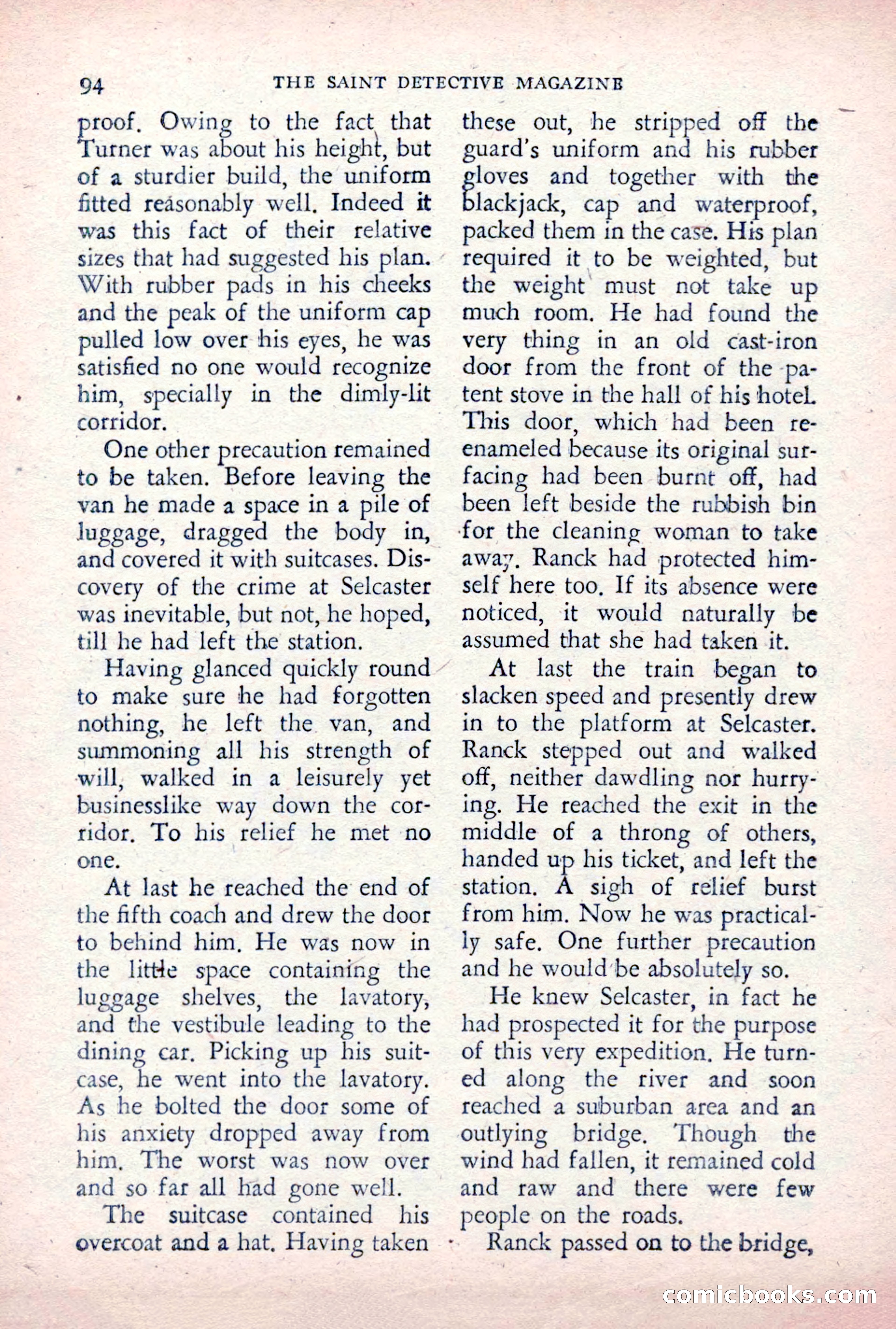 The Saint Detective Magazine, December 1955 — page 96 of 164