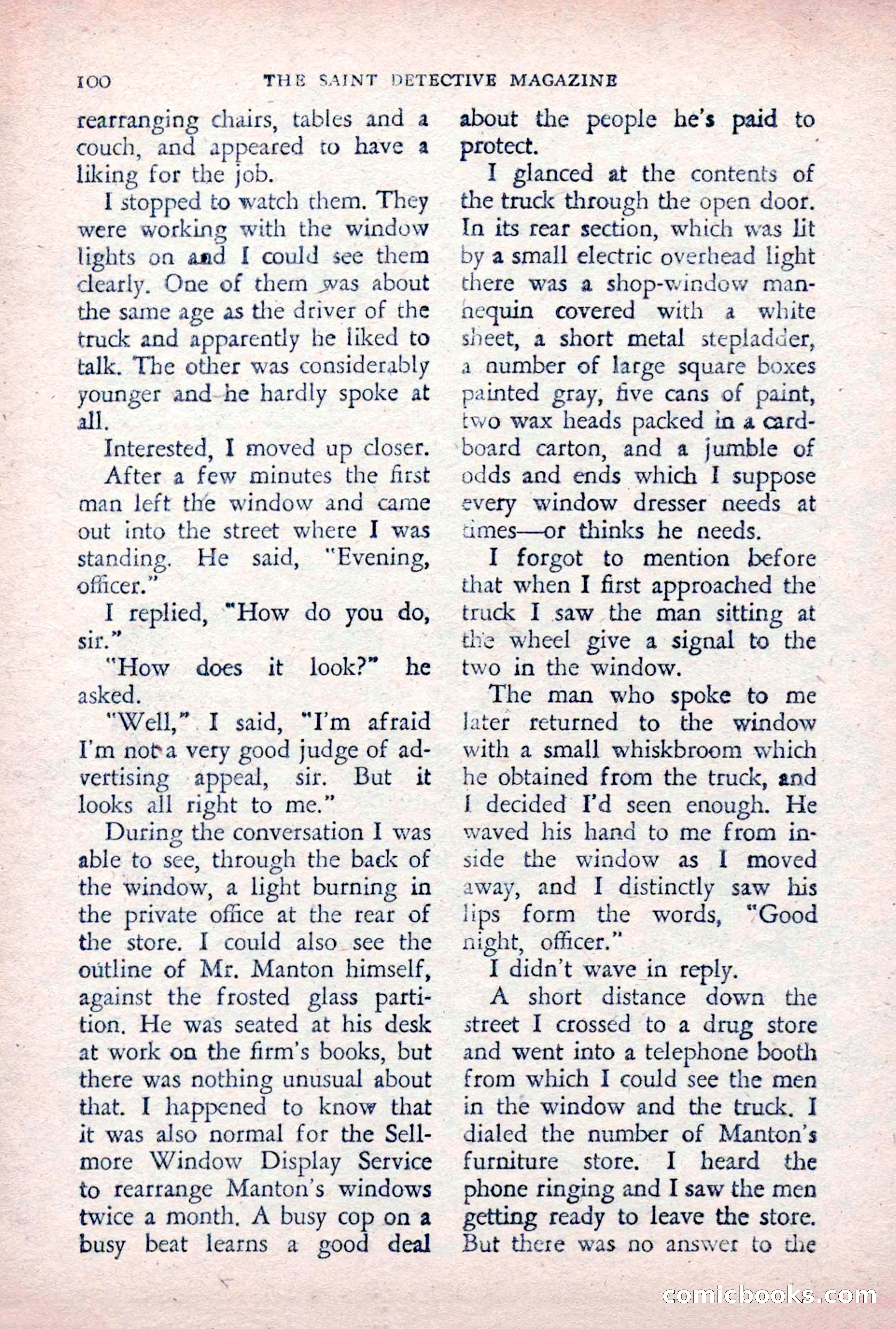 The Saint Detective Magazine, December 1955 — page 102 of 164