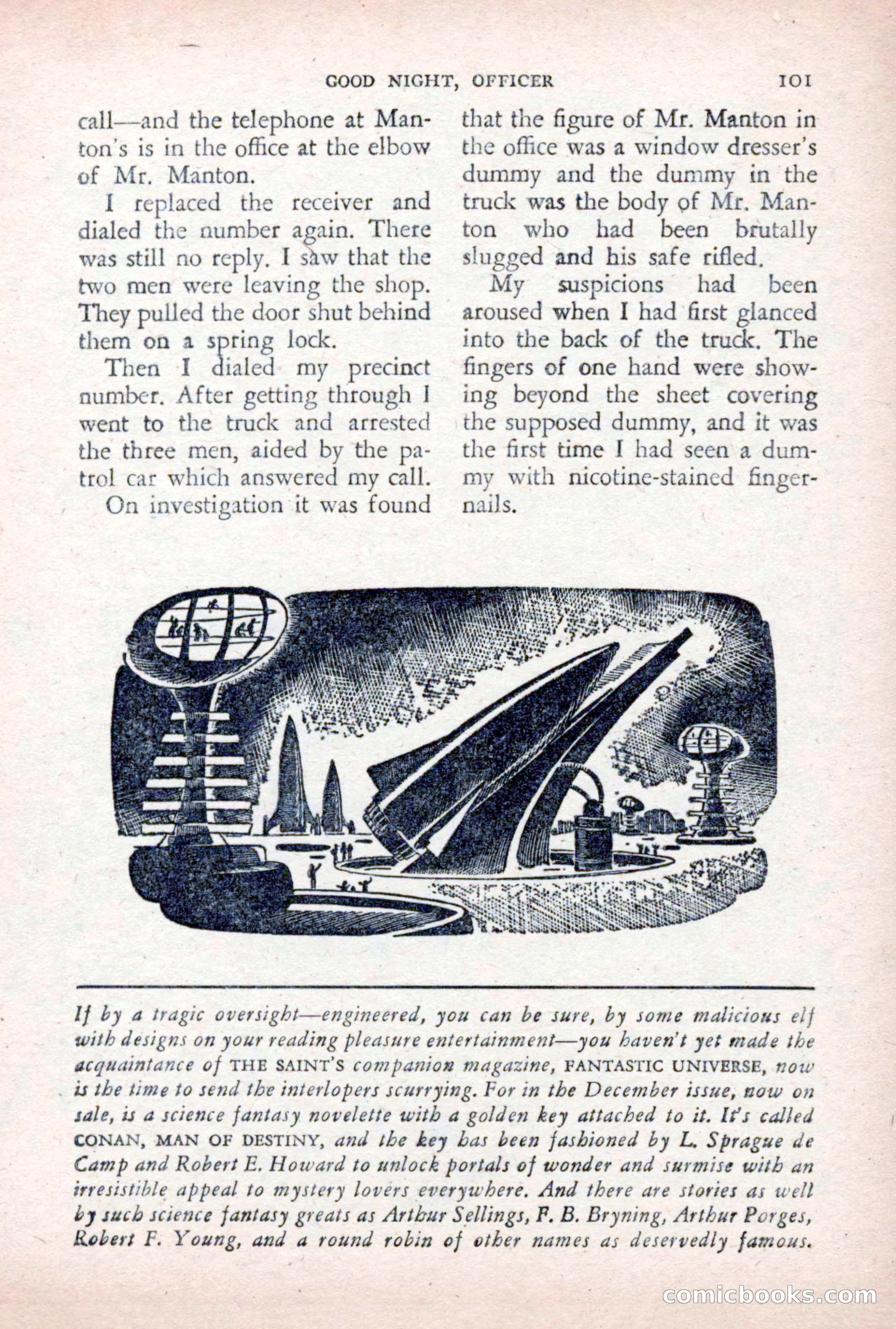 The Saint Detective Magazine, December 1955 — page 103 of 164