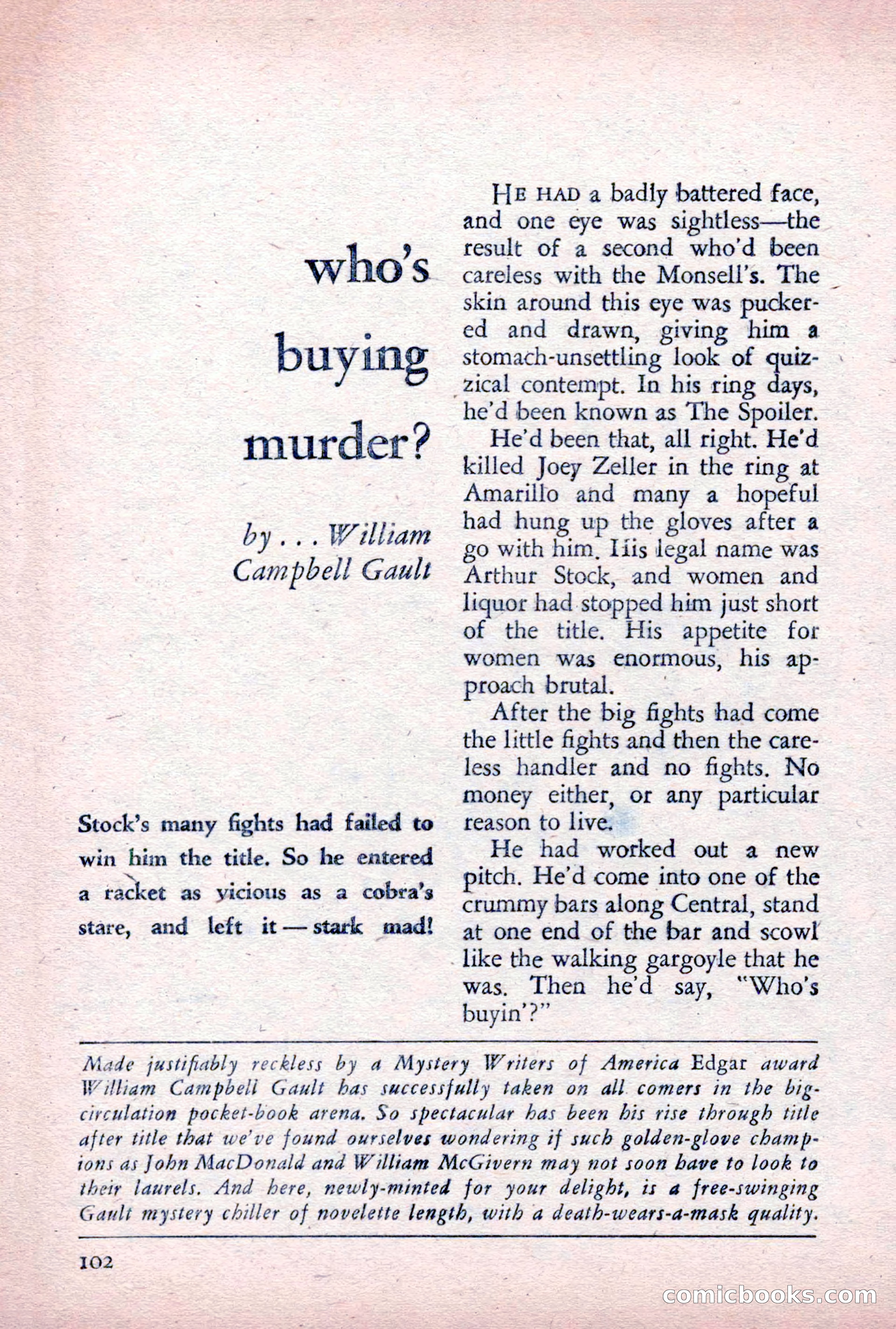 The Saint Detective Magazine, December 1955 — page 104 of 164