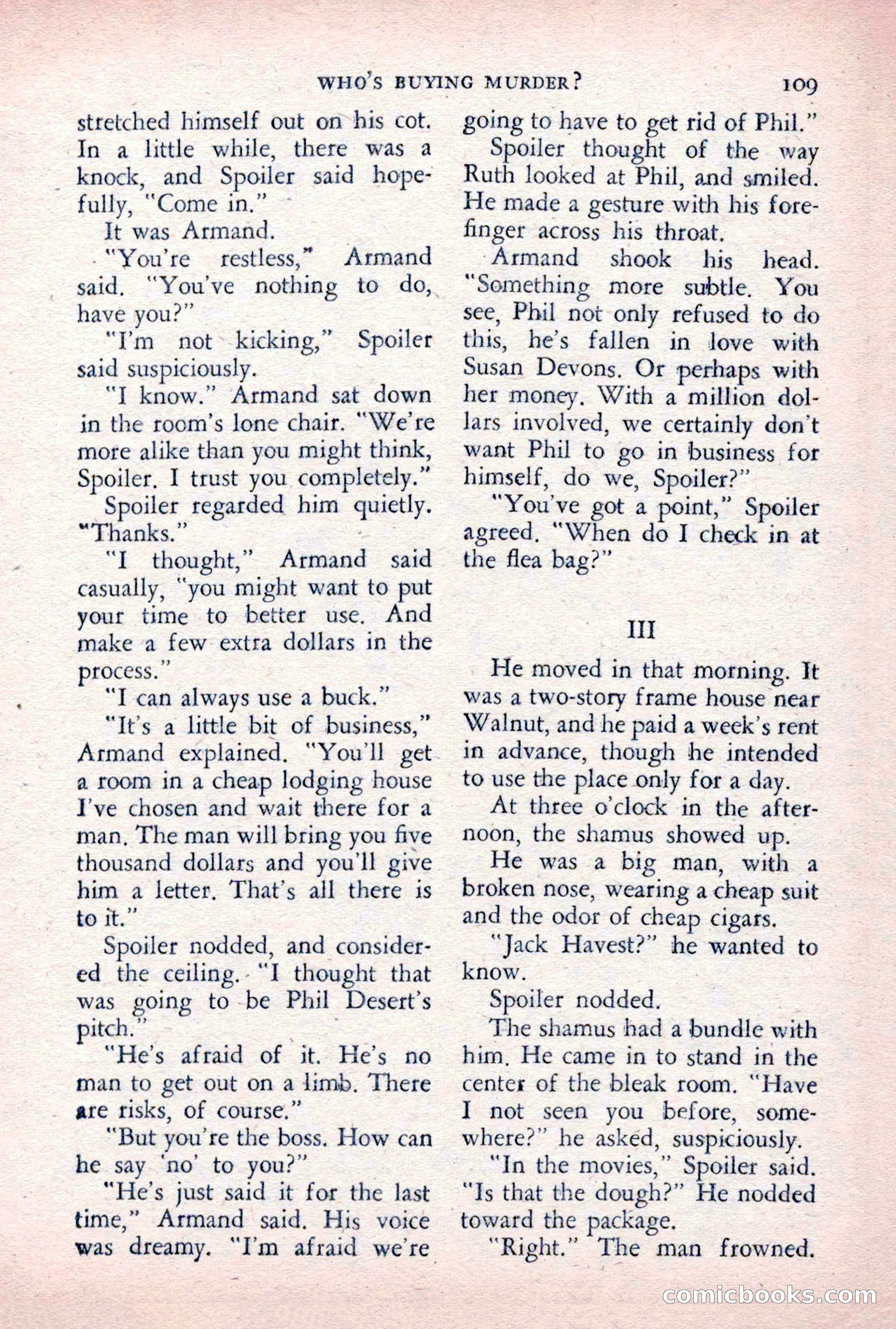 The Saint Detective Magazine, December 1955 — page 111 of 164