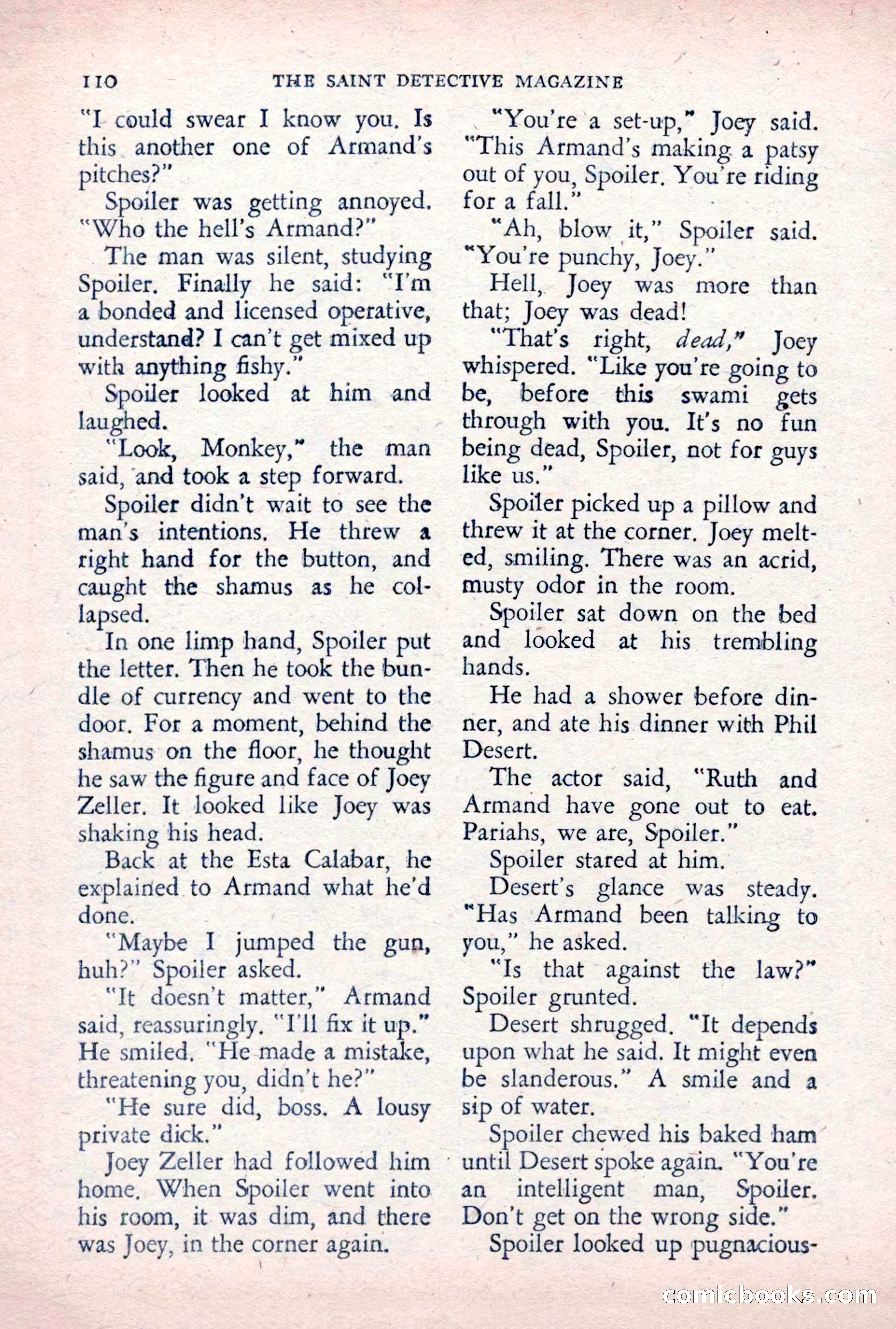 The Saint Detective Magazine, December 1955 — page 112 of 164