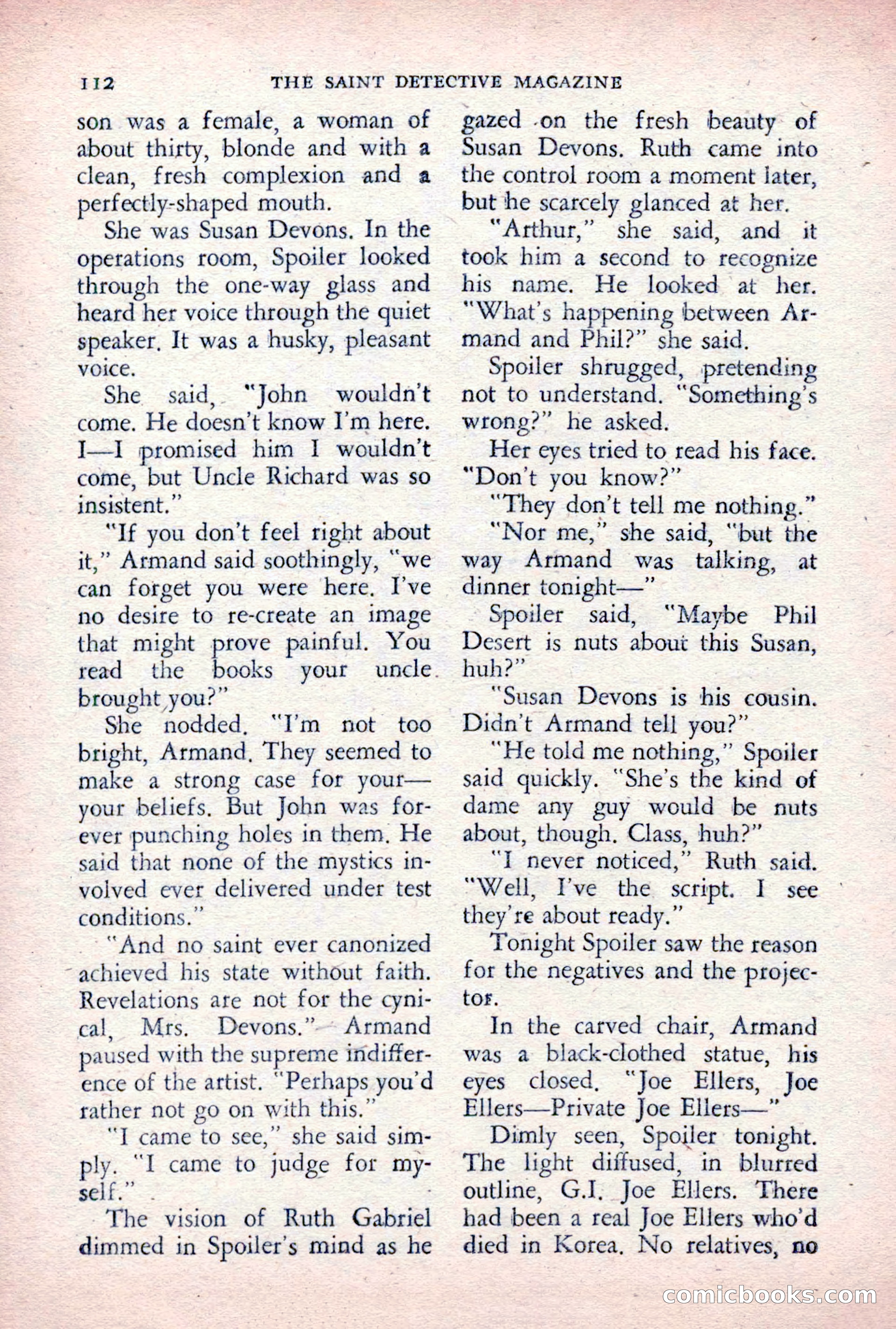 The Saint Detective Magazine, December 1955 — page 114 of 164