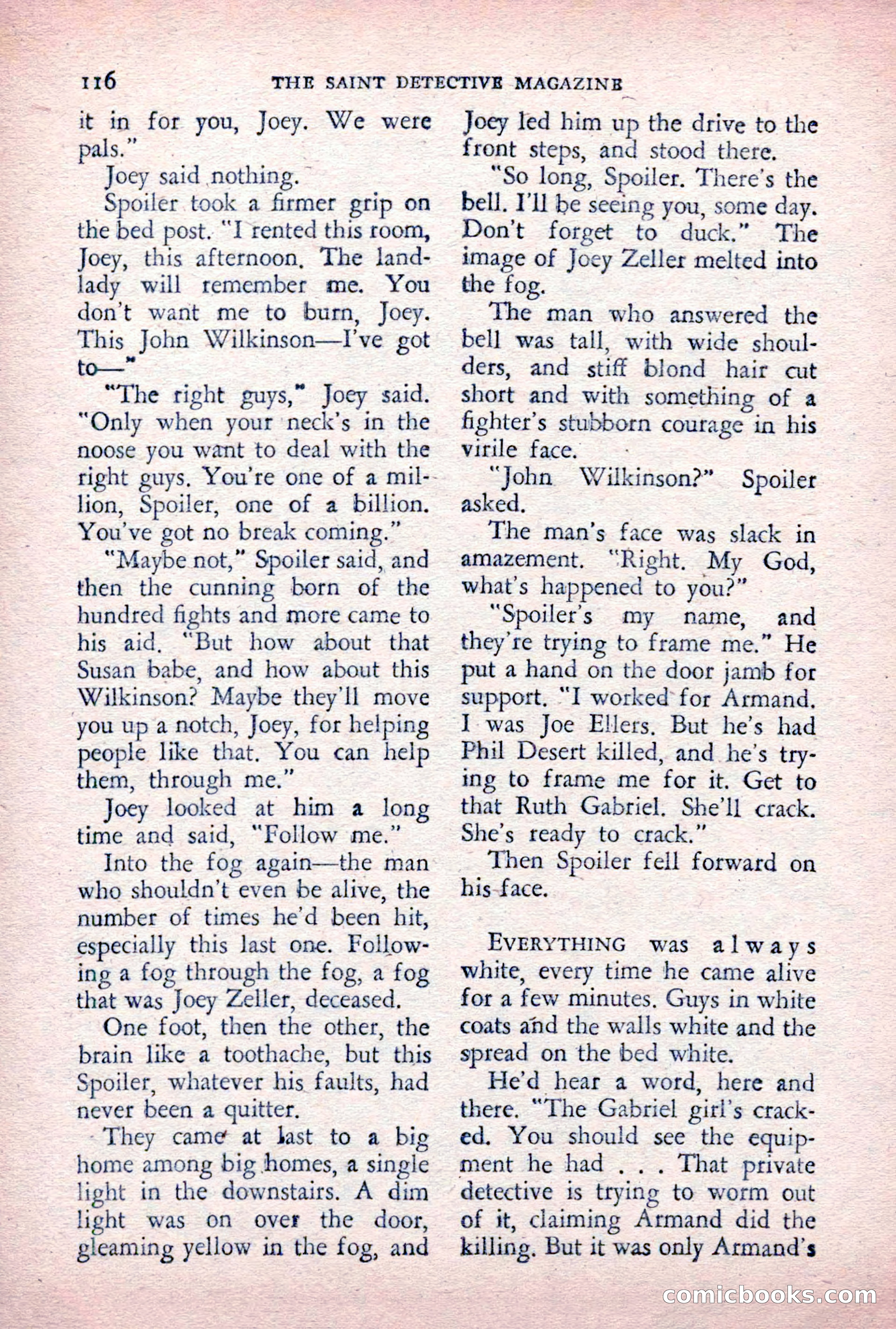 The Saint Detective Magazine, December 1955 — page 118 of 164