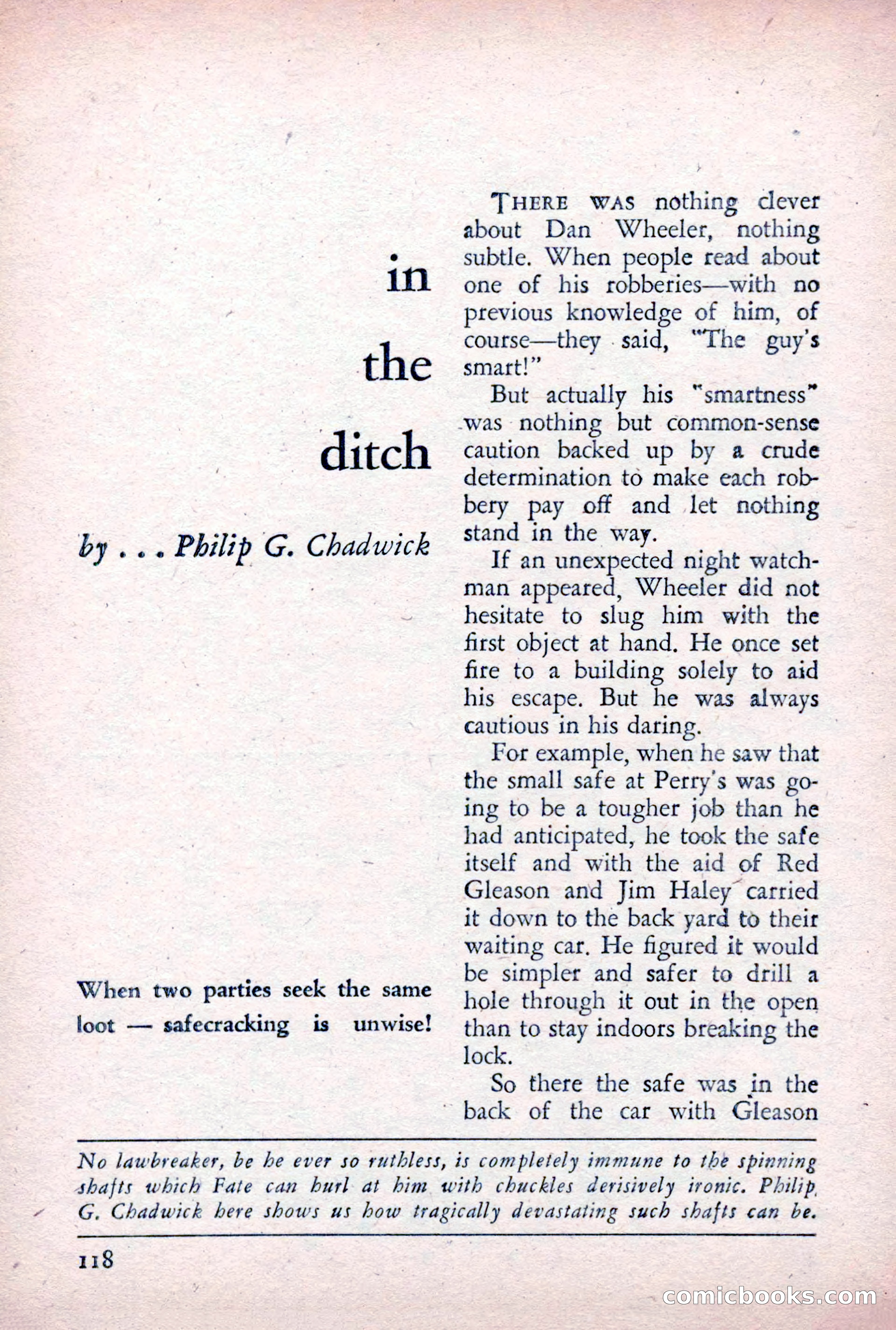 The Saint Detective Magazine, December 1955 — page 120 of 164